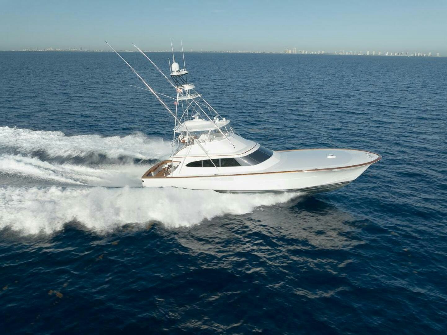 a boat on the water aboard HULLBILLY Yacht for Sale