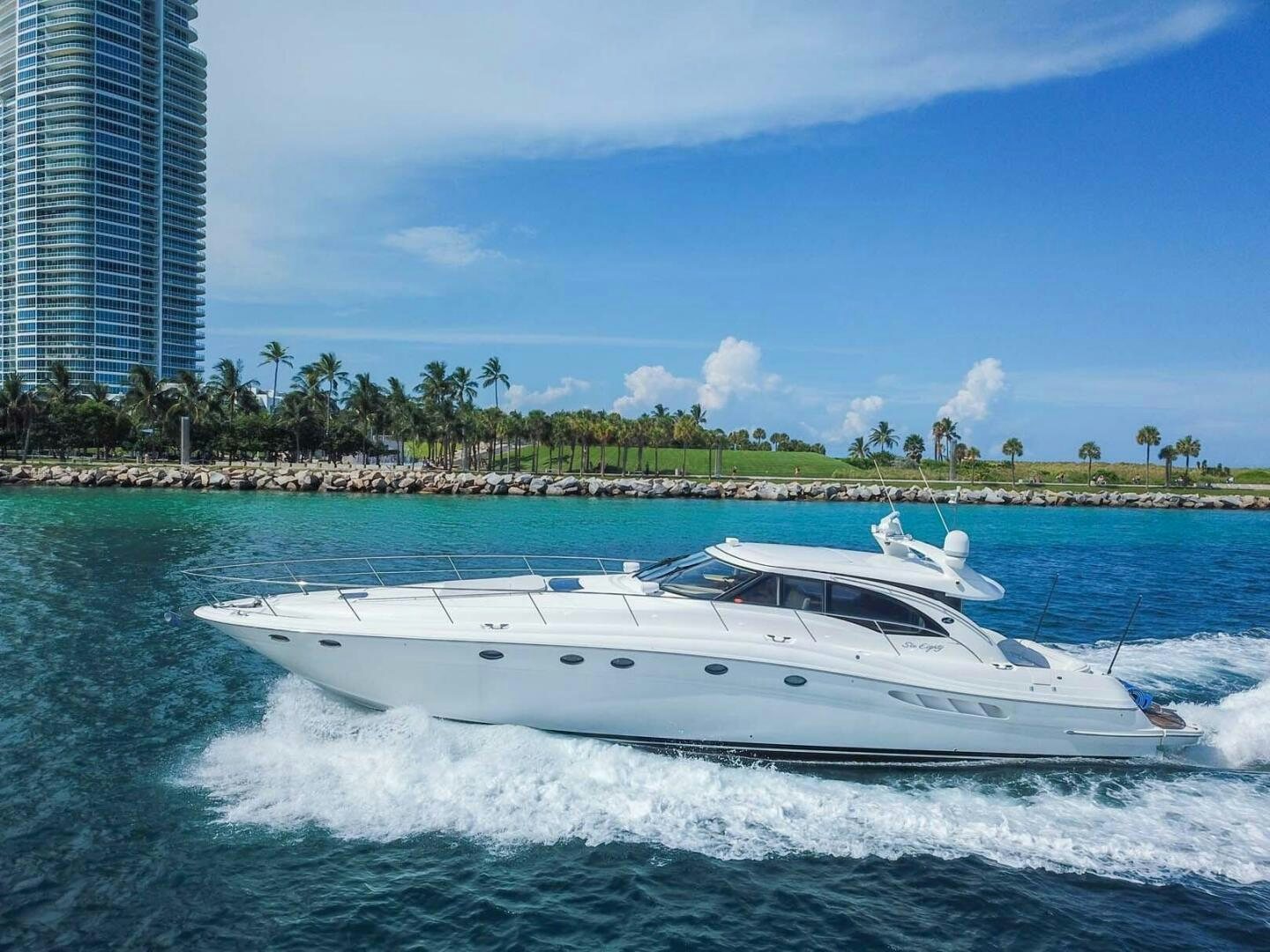 a boat on the water aboard FAIRYTALE Yacht for Sale