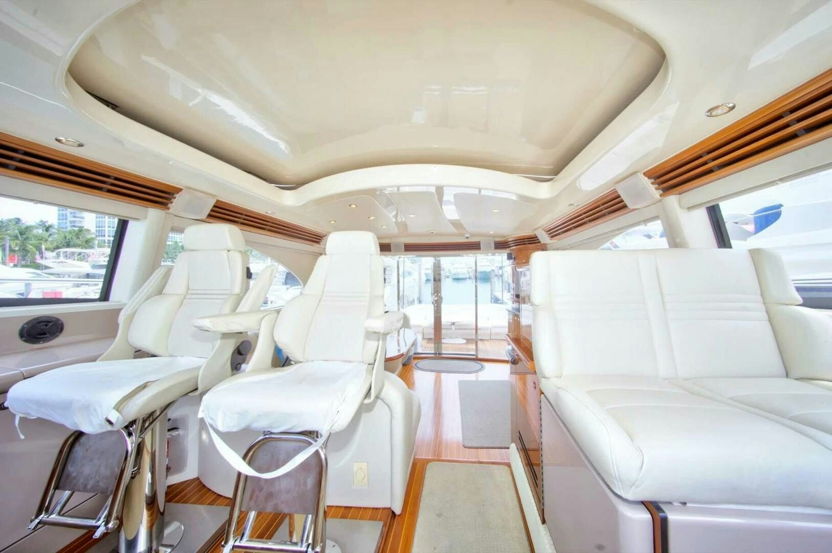 inside of a car aboard FAIRYTALE Yacht for Sale