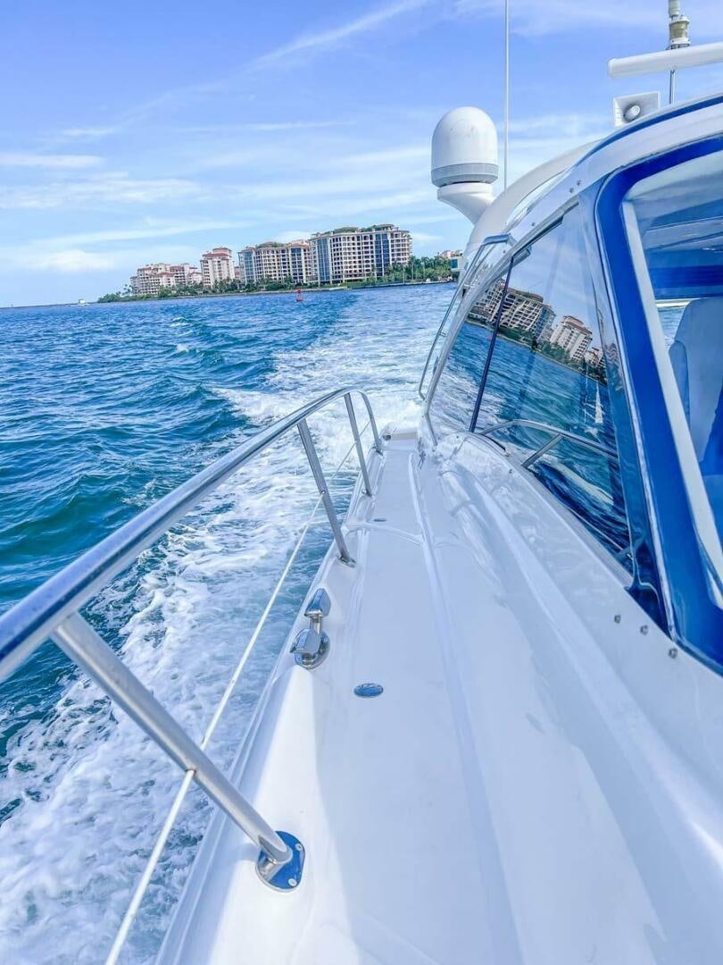 a boat on the water aboard FAIRYTALE Yacht for Sale