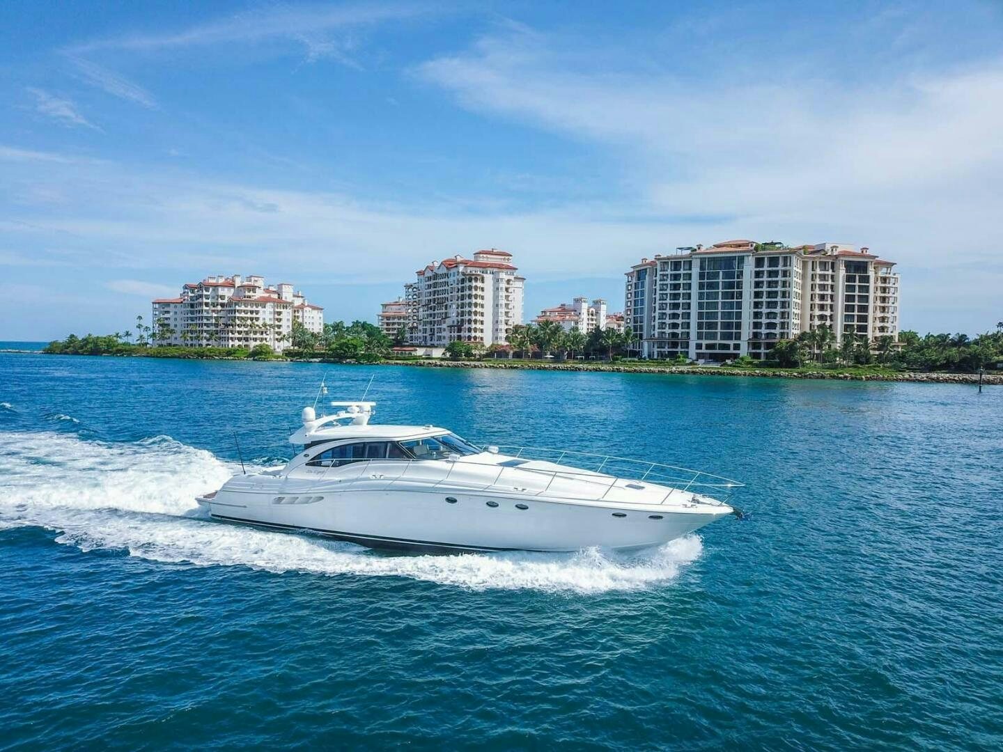 a boat on the water aboard FAIRYTALE Yacht for Sale