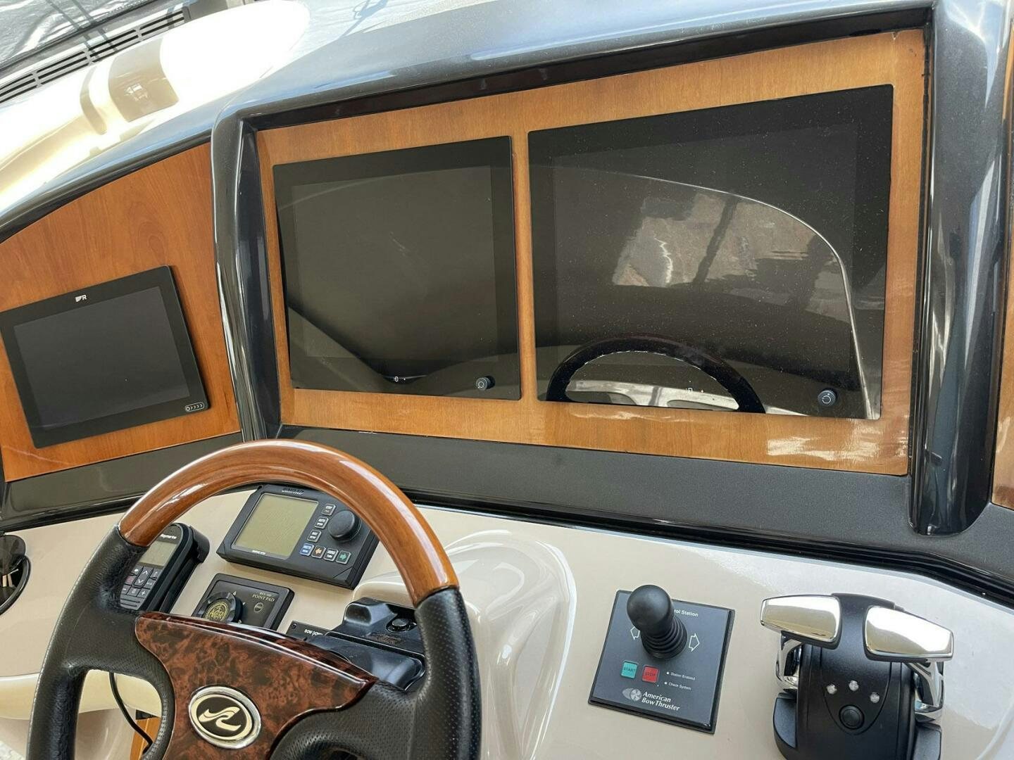 a car with a radio and other electronics in it aboard FAIRYTALE Yacht for Sale