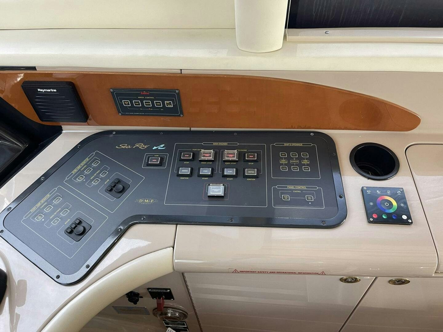 a close-up of a device aboard FAIRYTALE Yacht for Sale