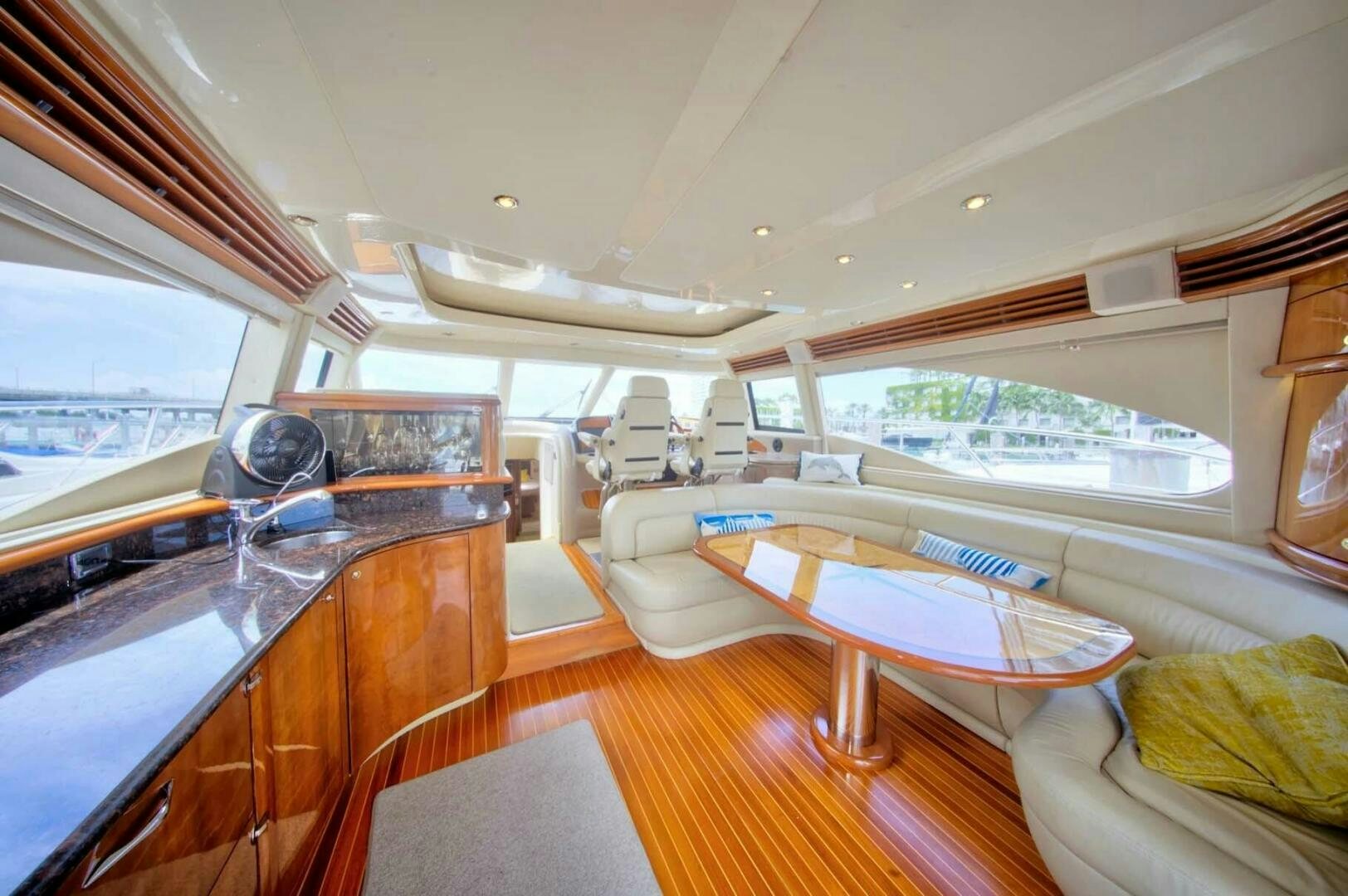 inside of a boat aboard FAIRYTALE Yacht for Sale