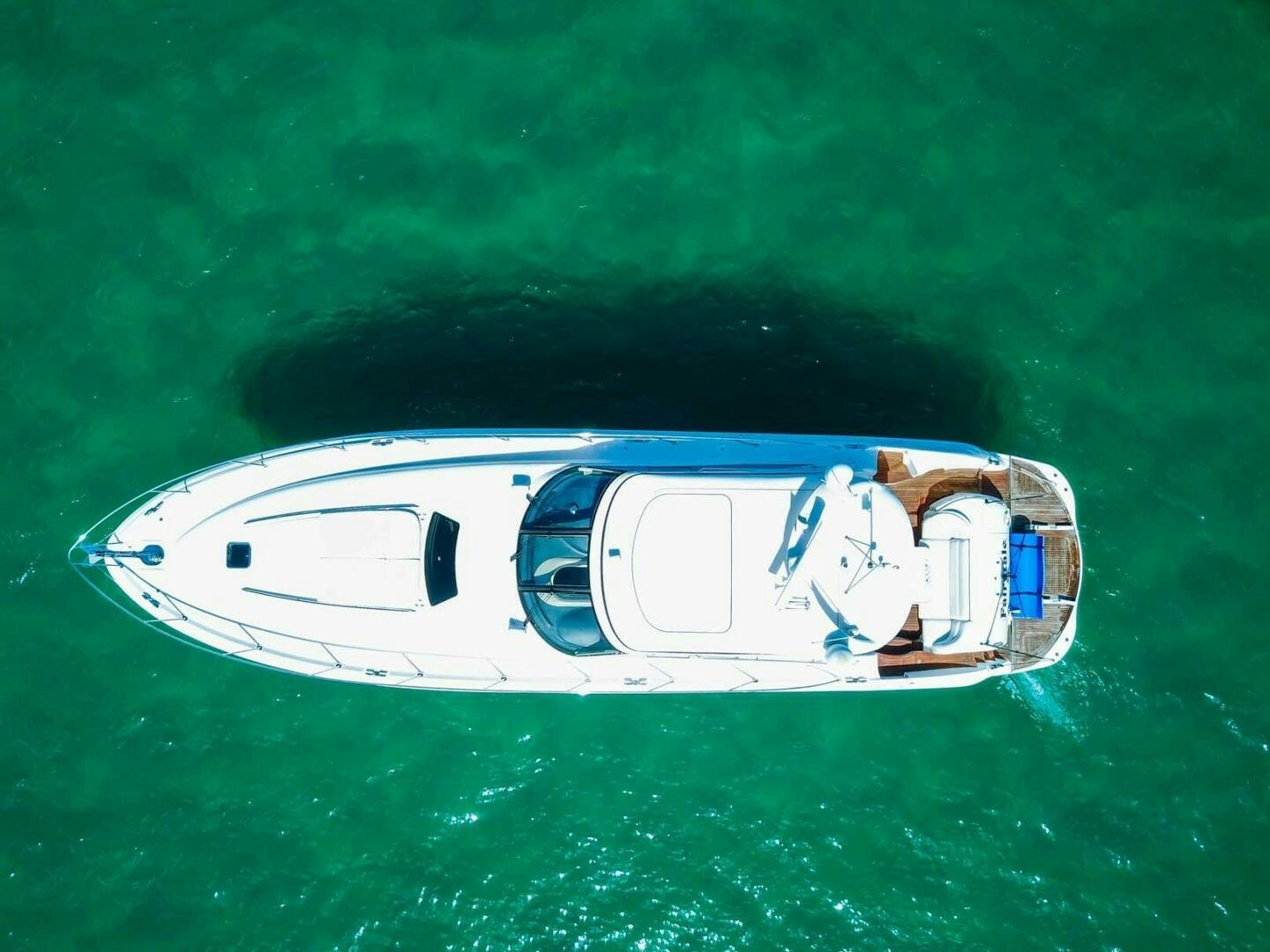 a boat in the water aboard FAIRYTALE Yacht for Sale