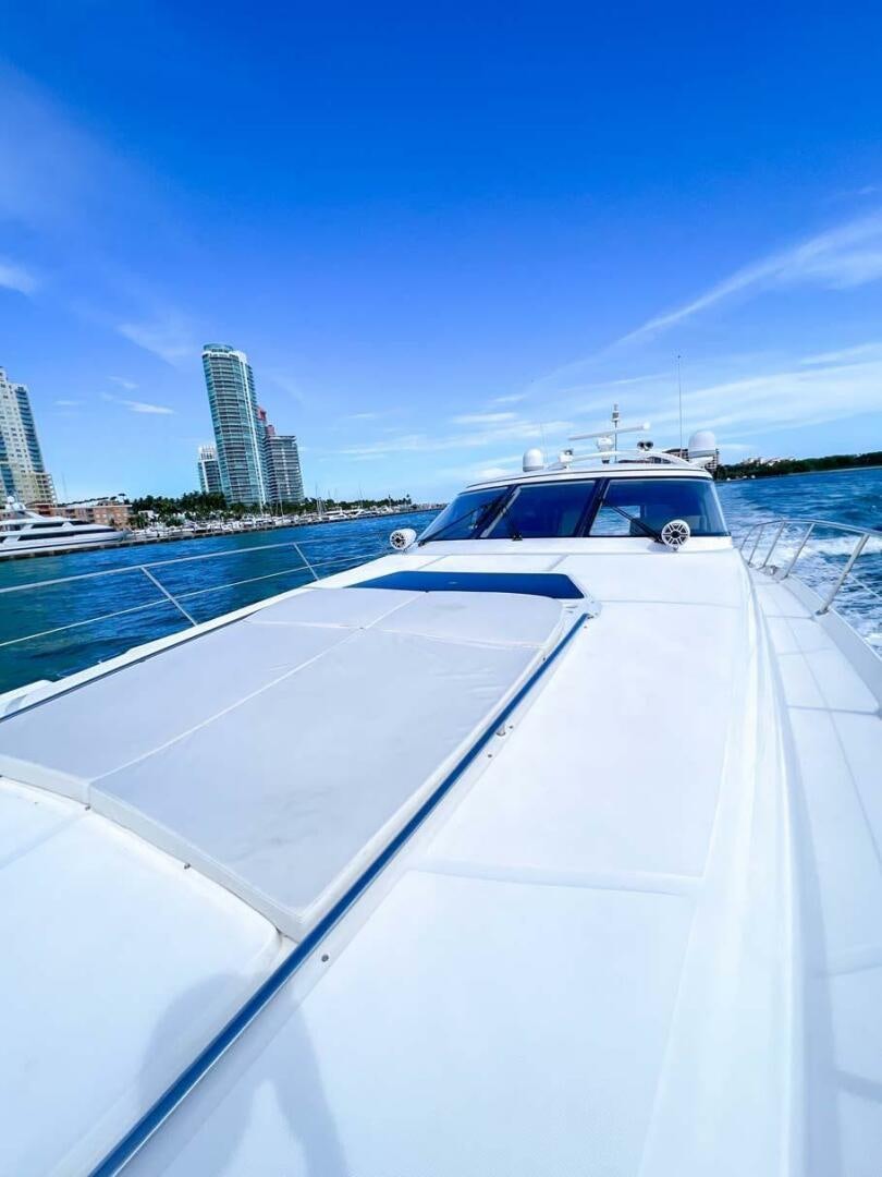 a car driving on a road aboard FAIRYTALE Yacht for Sale