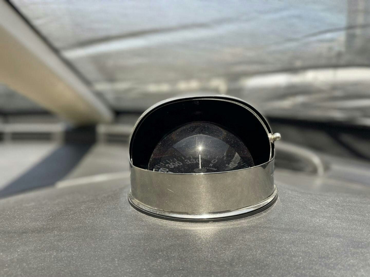 a close up of a car tire aboard FAIRYTALE Yacht for Sale