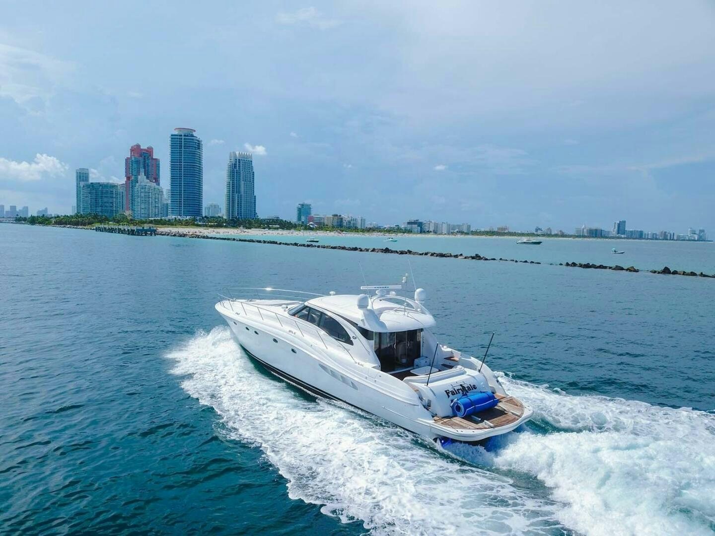 a boat on the water aboard FAIRYTALE Yacht for Sale