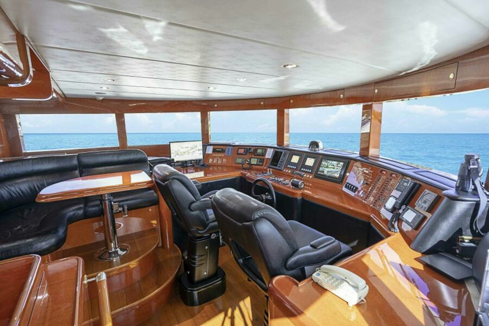 inside of a boat aboard SIXTY SIX Yacht for Sale