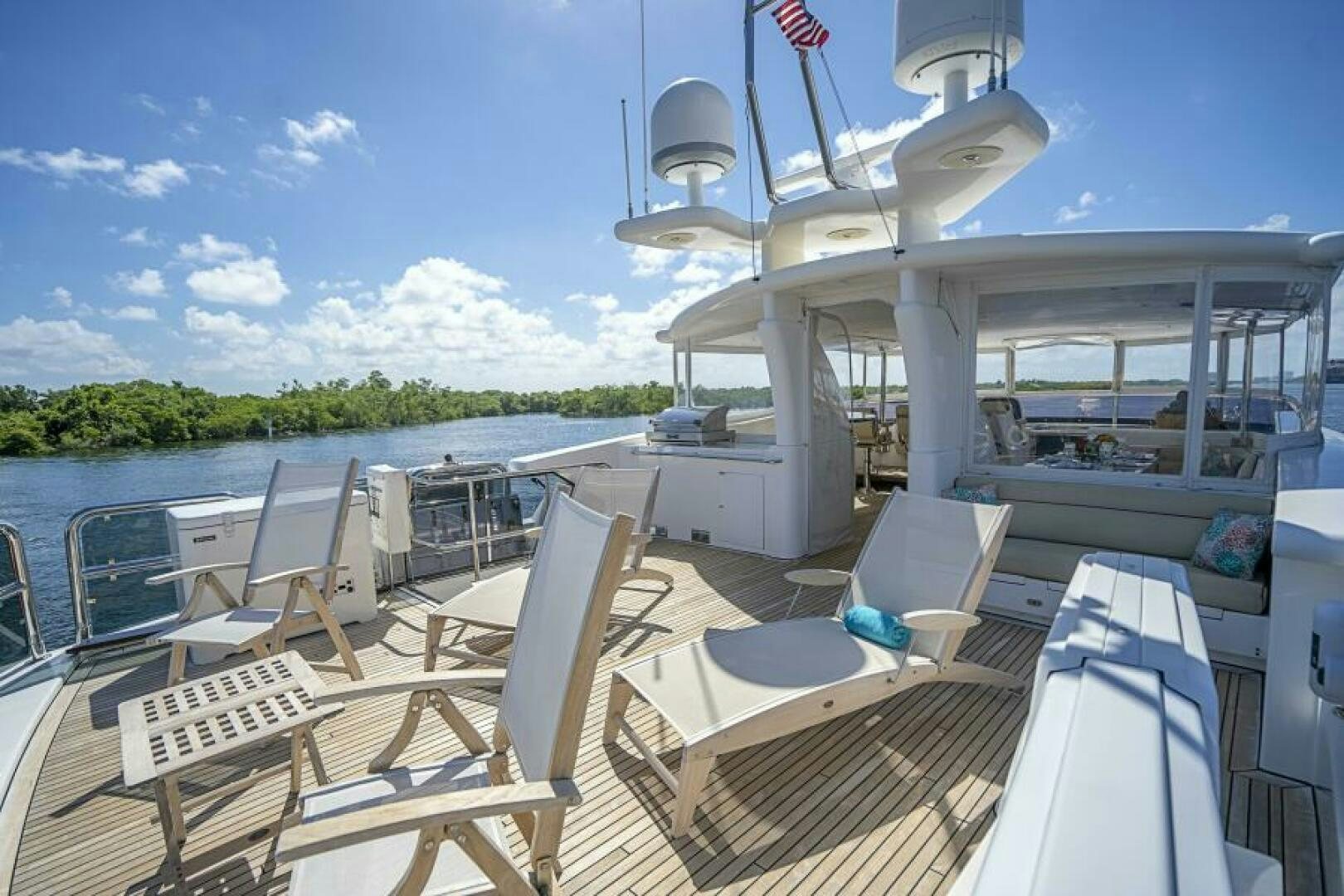 a boat on the water aboard SIXTY SIX Yacht for Sale