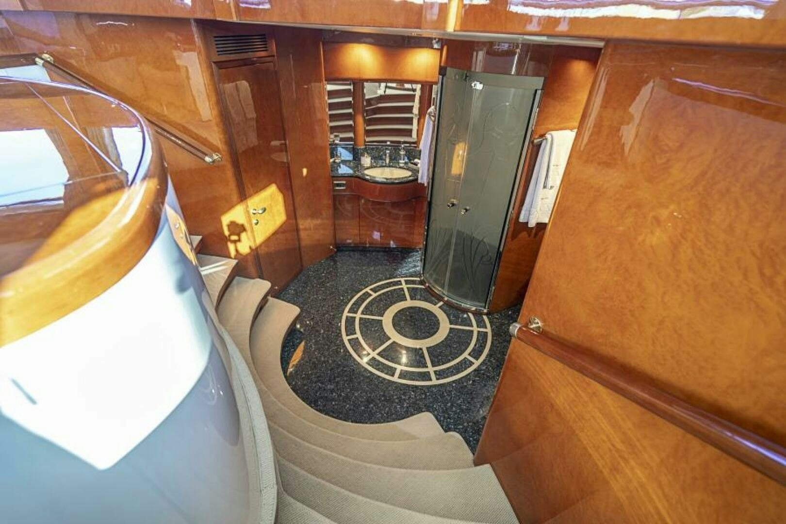 a room with a rug and a rug aboard SIXTY SIX Yacht for Sale