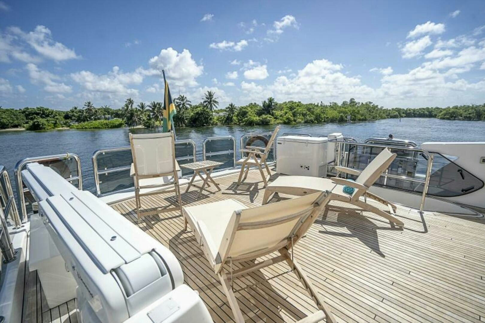 a boat on the water aboard SIXTY SIX Yacht for Sale