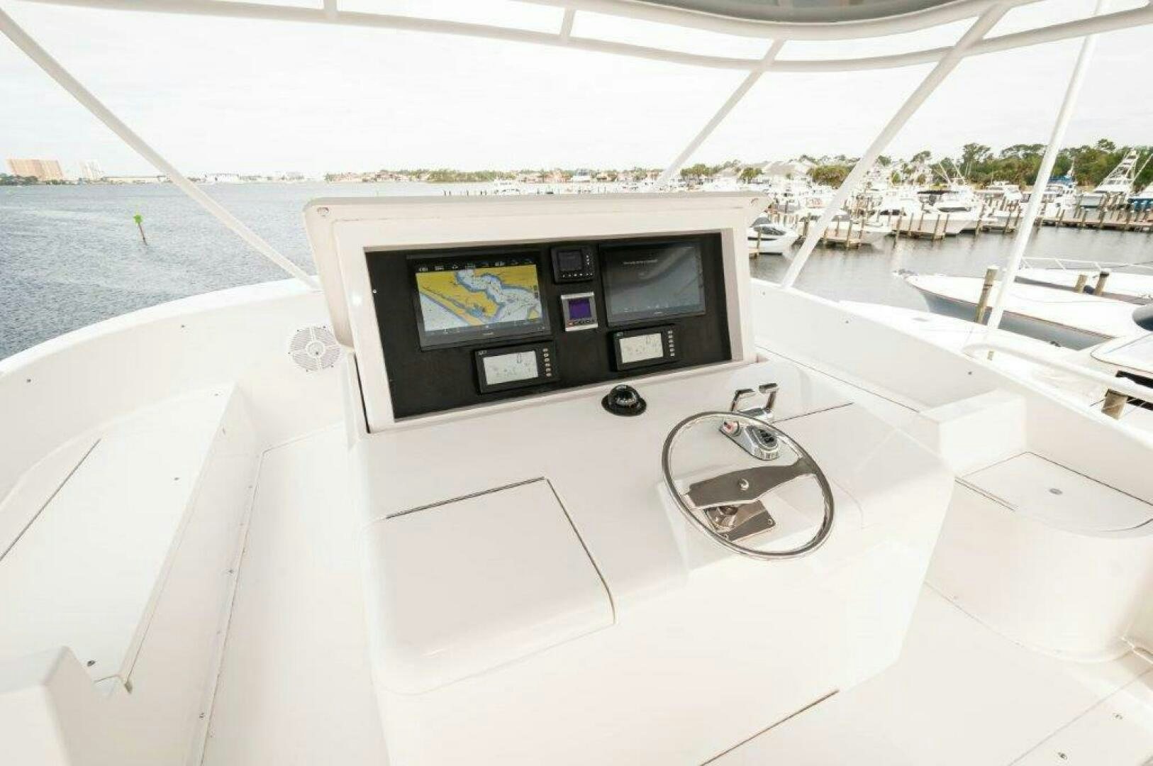a boat on the water aboard BAREFOOT DRIVE Yacht for Sale