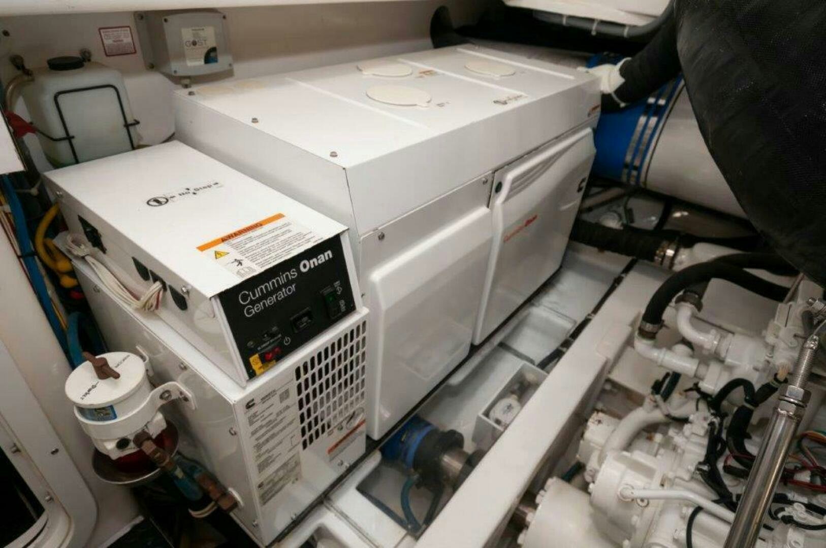 a machine with a white cover aboard BAREFOOT DRIVE Yacht for Sale