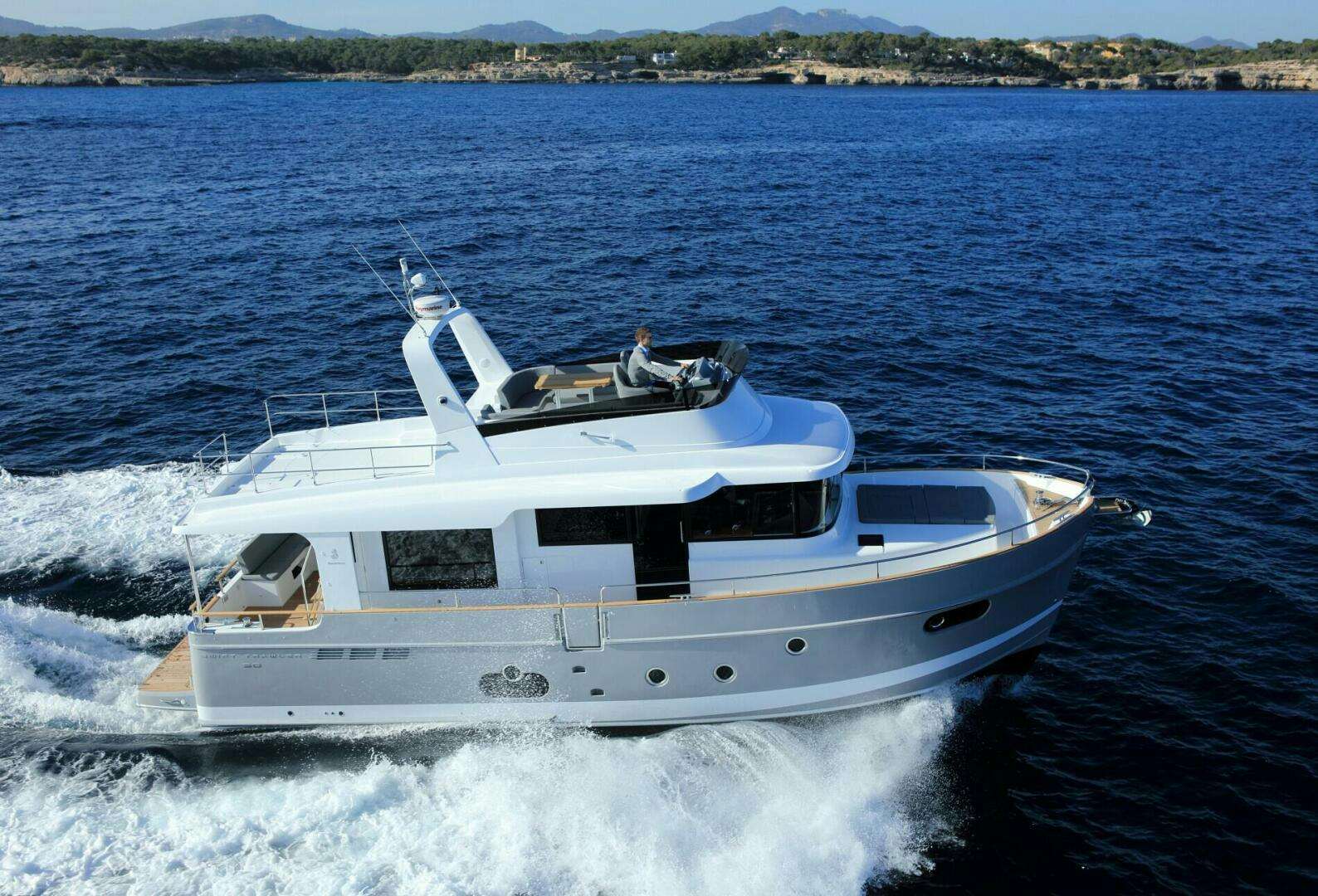 a boat on the water aboard SEA BEAR Yacht for Sale