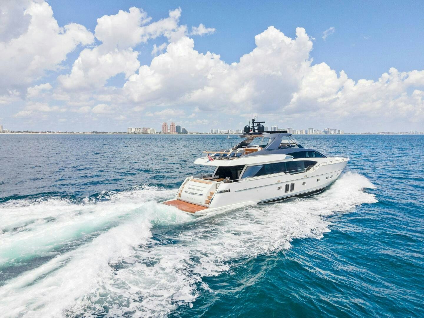 a boat on the water aboard SORI SAN LORENZO Yacht for Sale