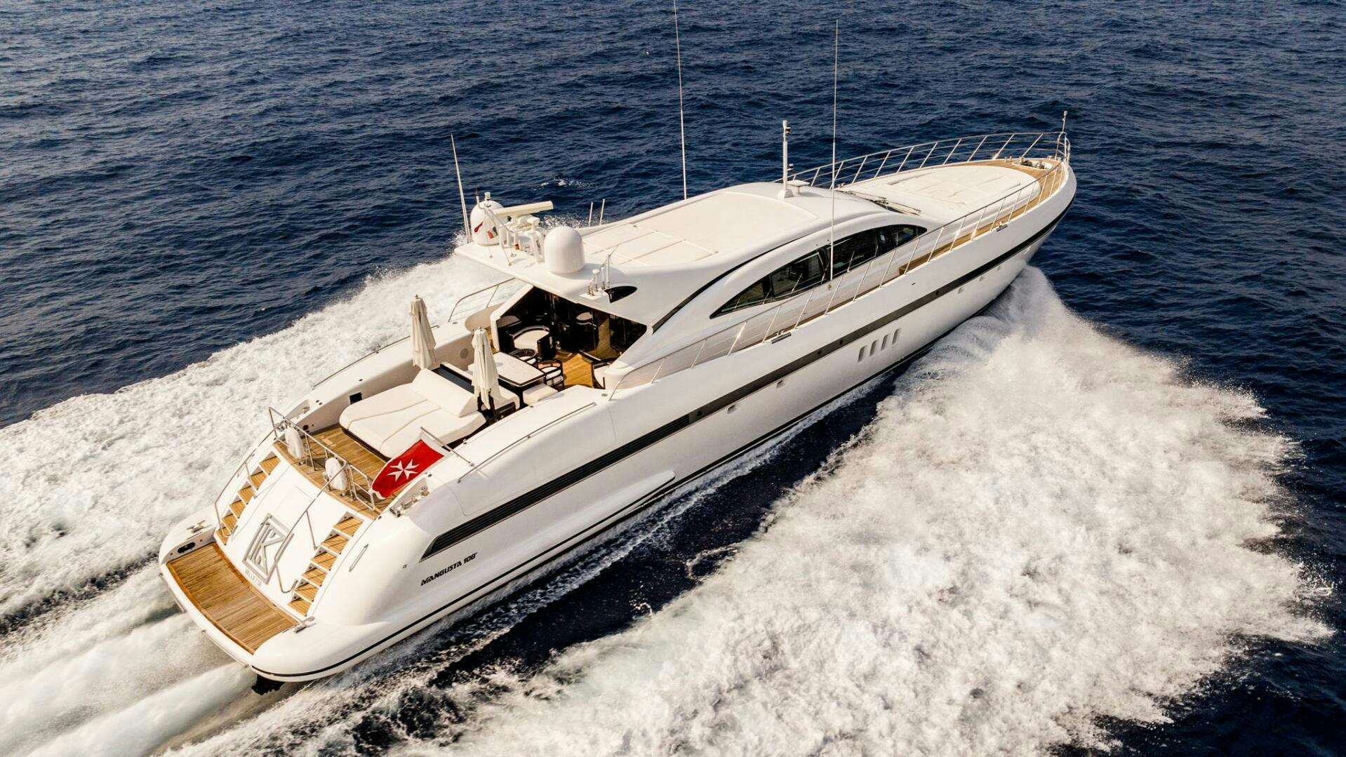 a boat on the water aboard 1K Yacht for Sale