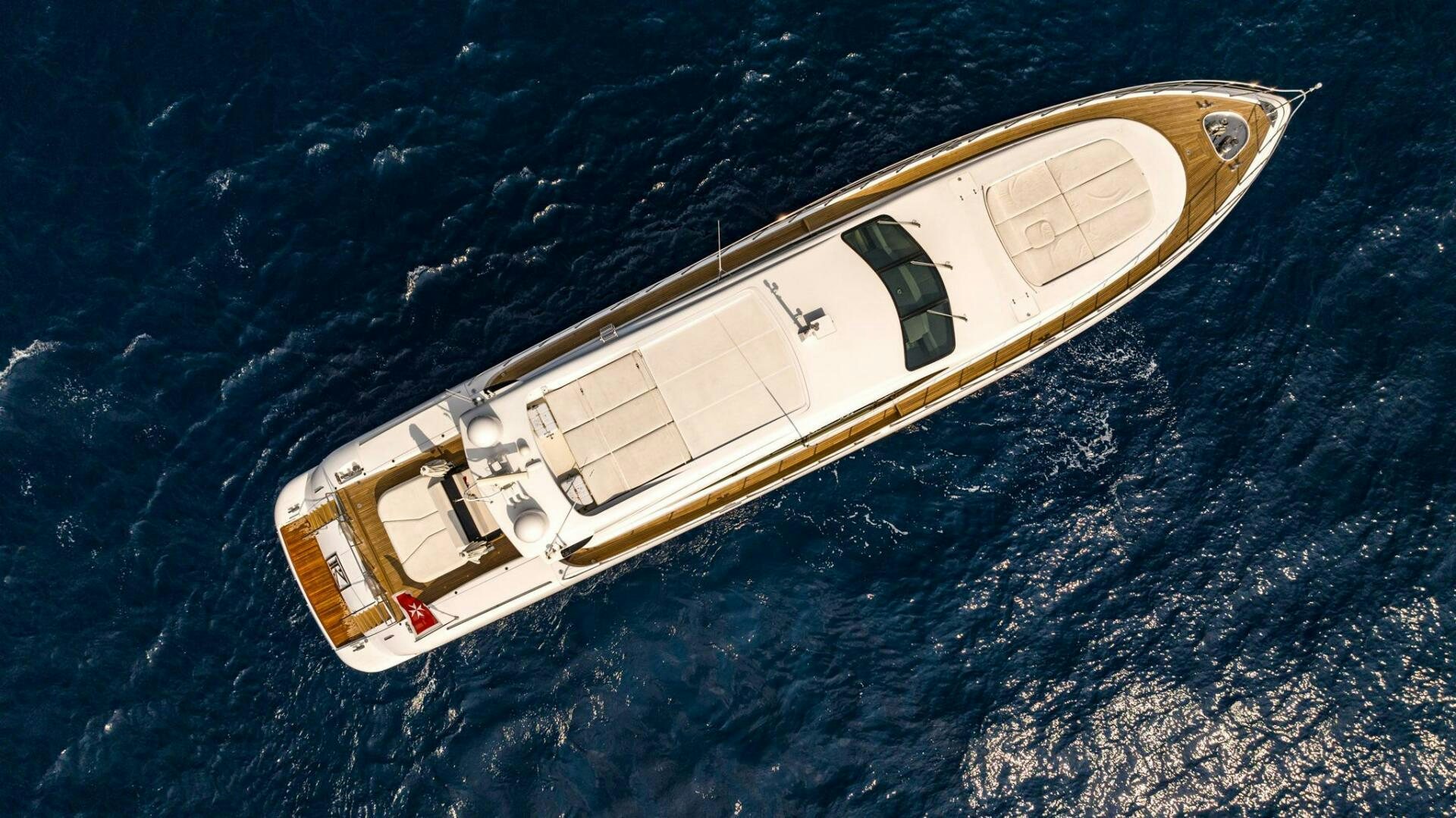 a space ship in space aboard 1K Yacht for Sale