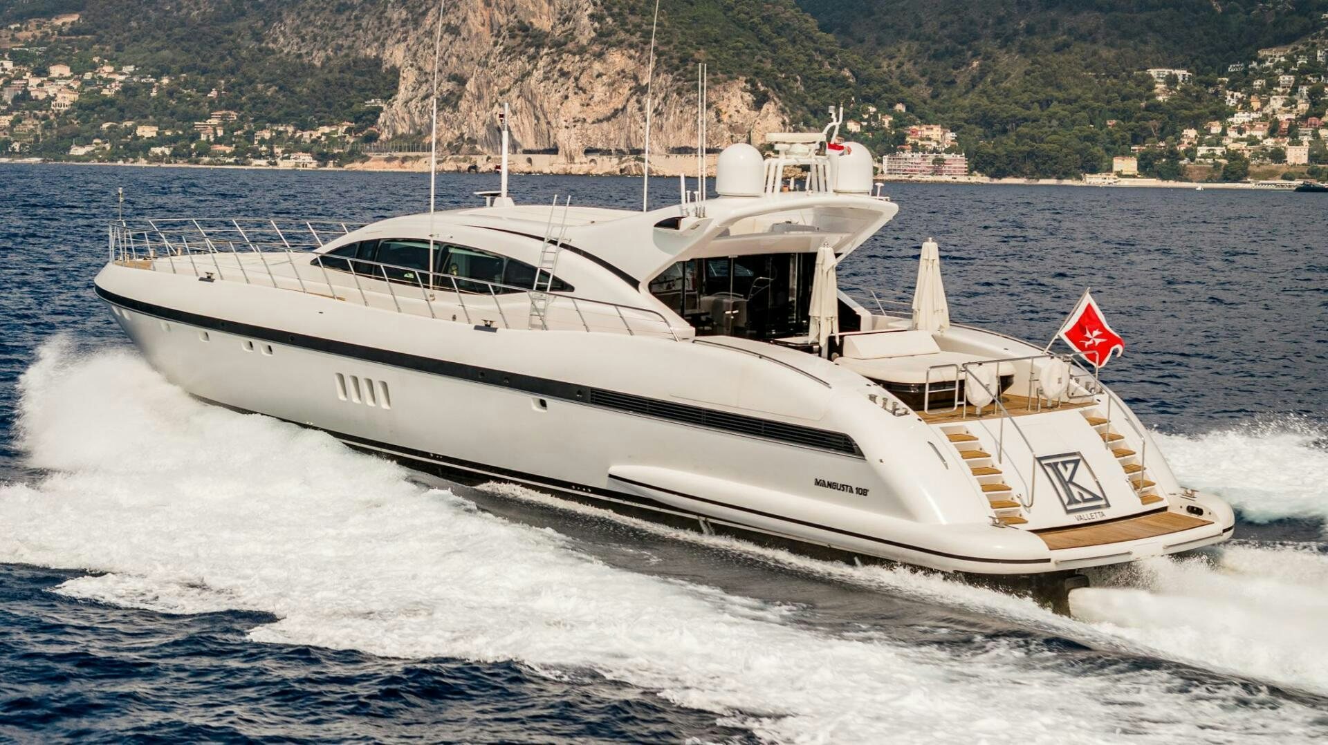a boat on the water aboard 1K Yacht for Sale