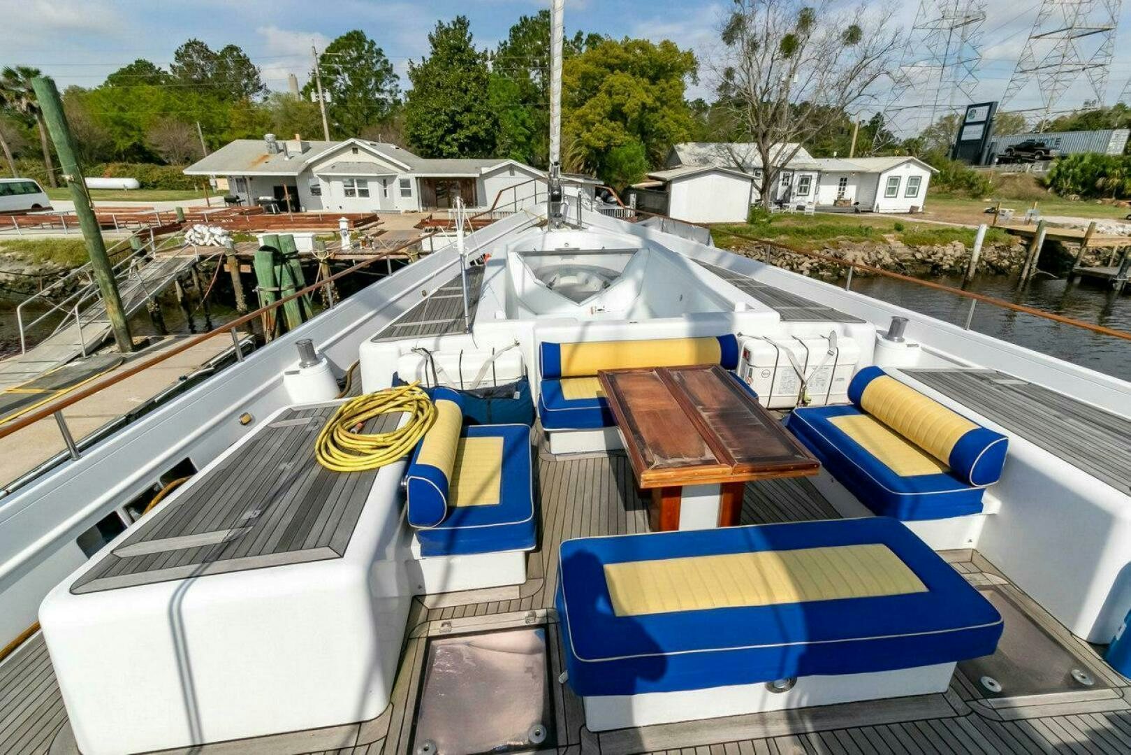 a group of boats are parked in a harbor aboard MITSEAAH Yacht for Sale