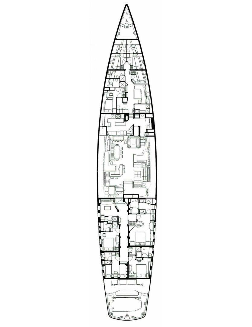 diagram aboard MITSEAAH Yacht for Sale