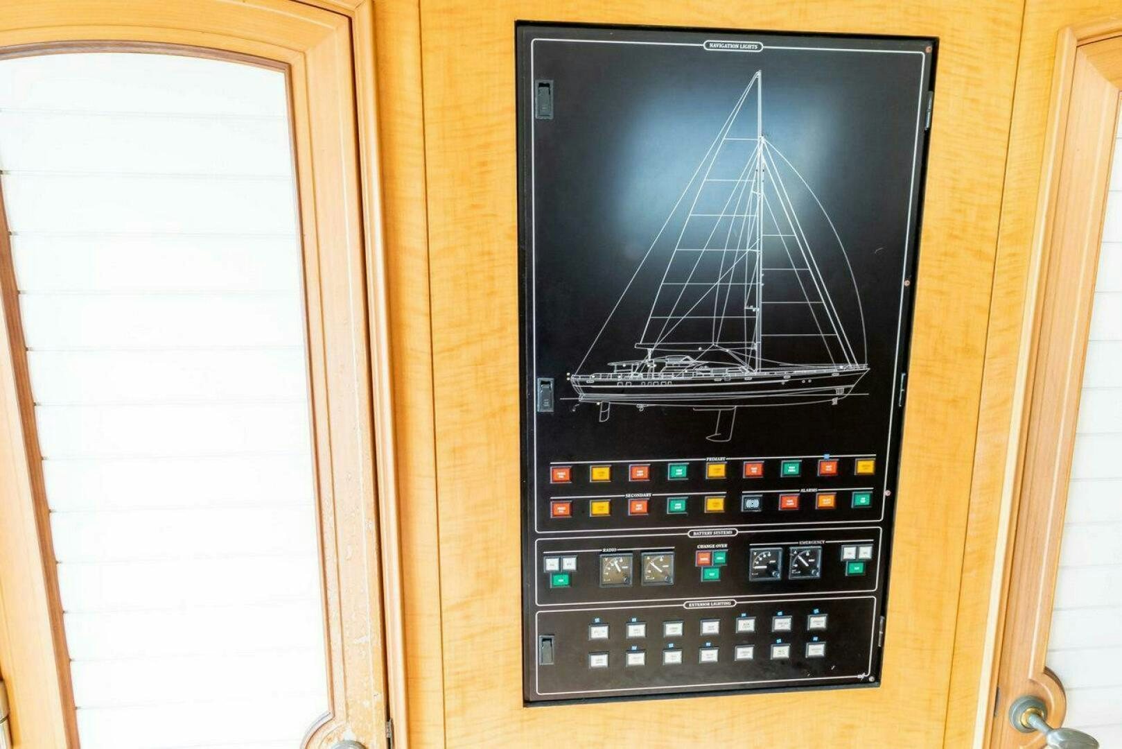 a black rectangular object with a screen aboard MITSEAAH Yacht for Sale