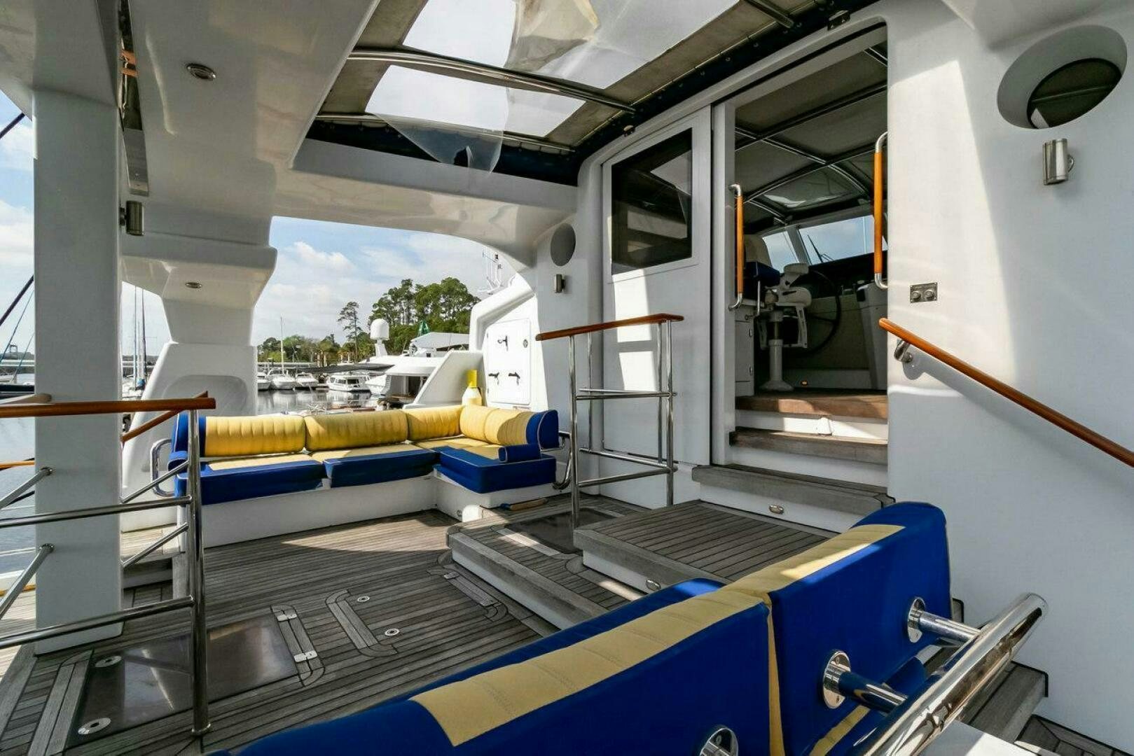a pool with a slide aboard MITSEAAH Yacht for Sale