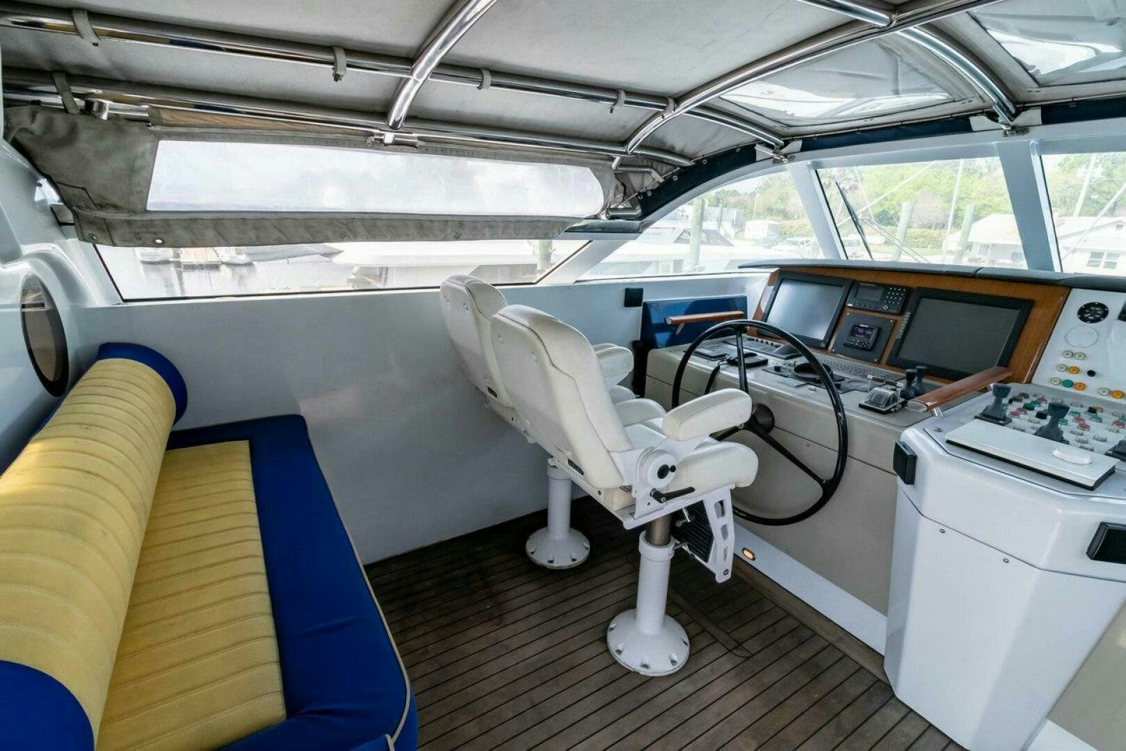 inside of a car aboard MITSEAAH Yacht for Sale