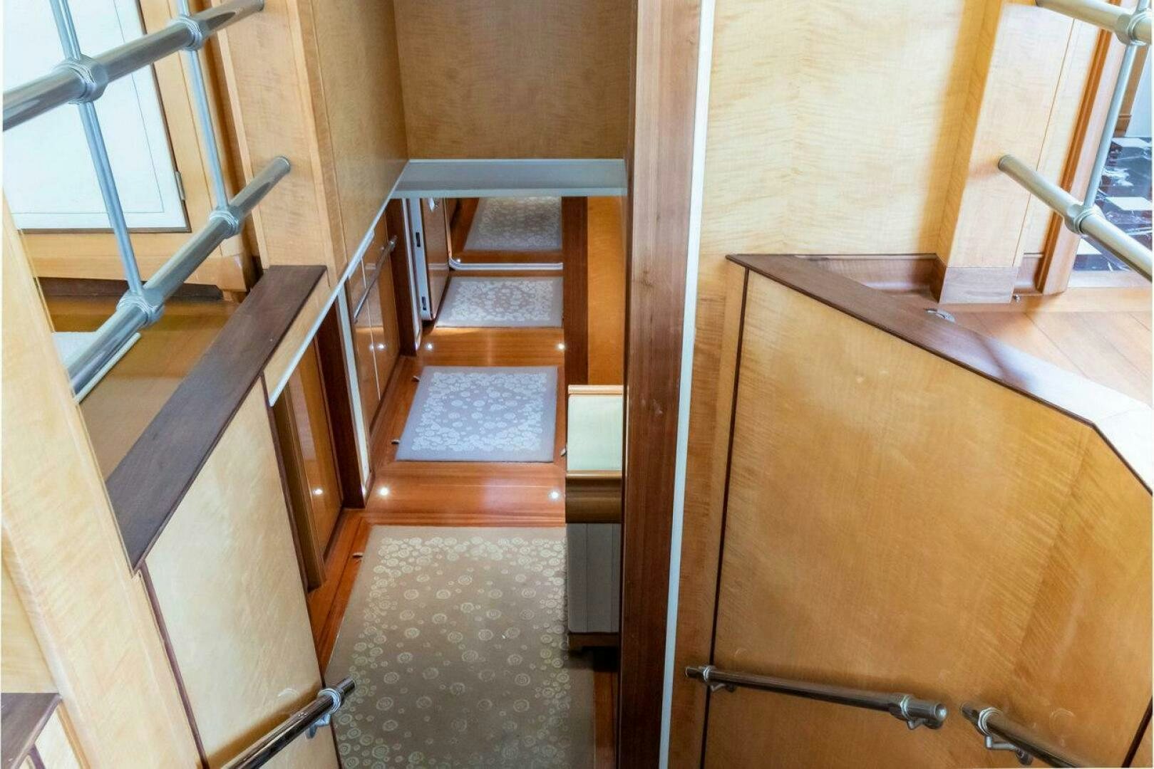 a room with a desk and a laptop aboard MITSEAAH Yacht for Sale