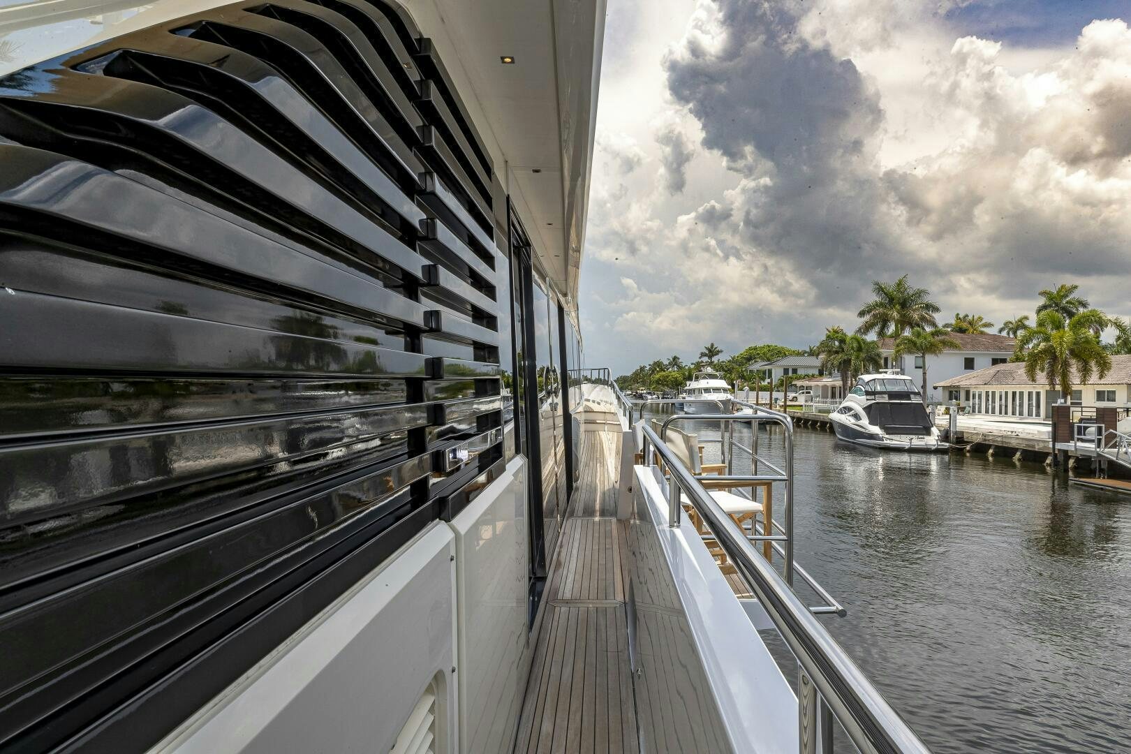 a boat on the water aboard BEACHFRONT II Yacht for Sale