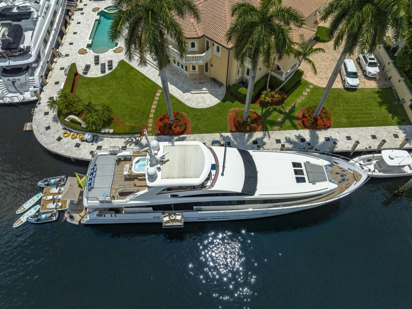 a boat on the water aboard BEACHFRONT II Yacht for Sale
