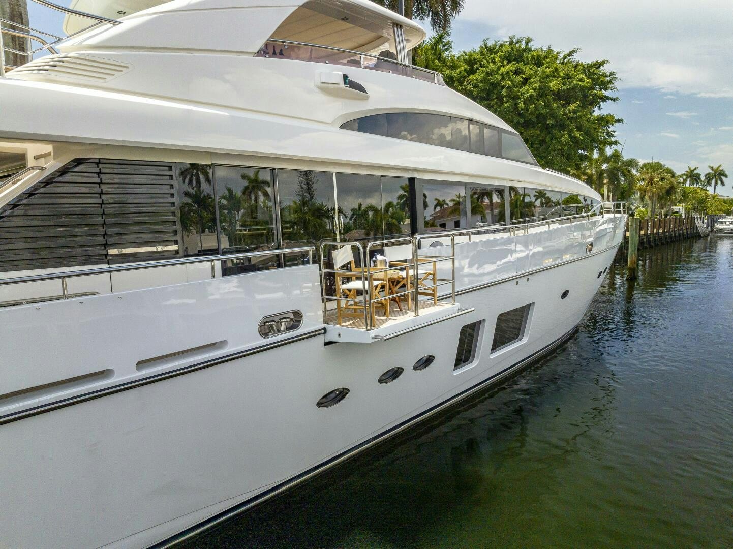 a boat on the water aboard BEACHFRONT II Yacht for Sale