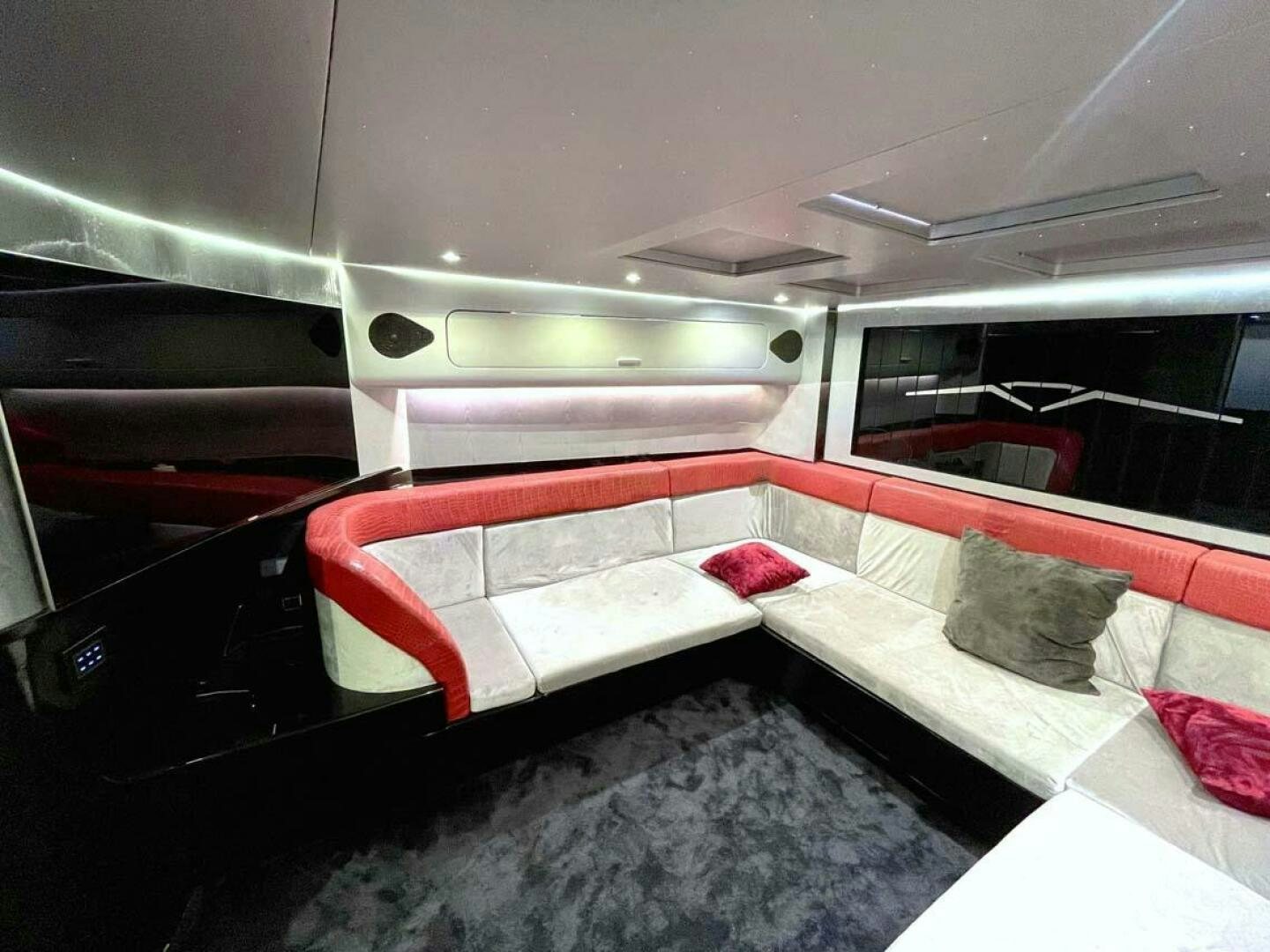 inside of a vehicle aboard FOREVER 32 Yacht for Sale