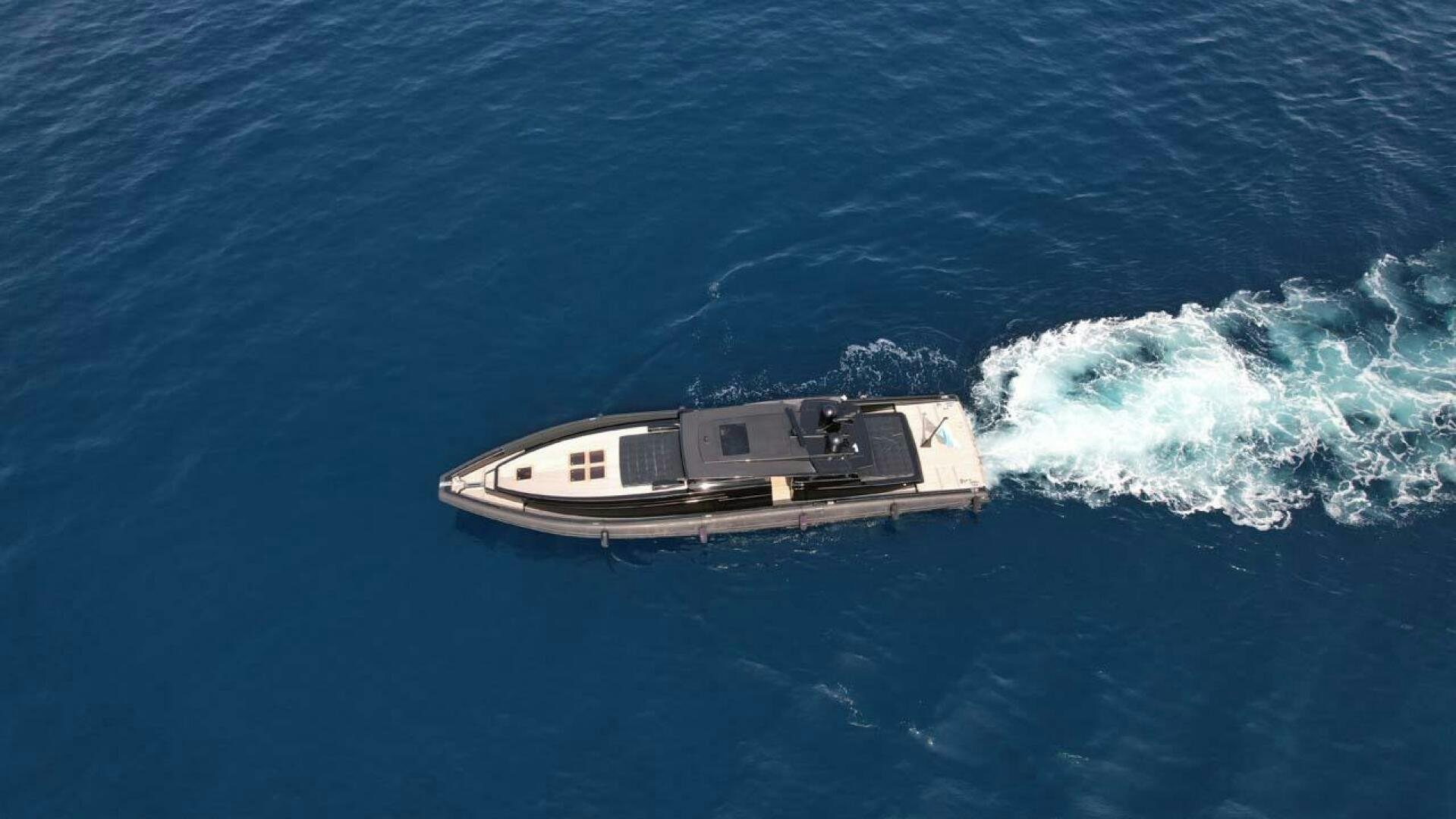 a boat in the water aboard FOREVER 32 Yacht for Sale