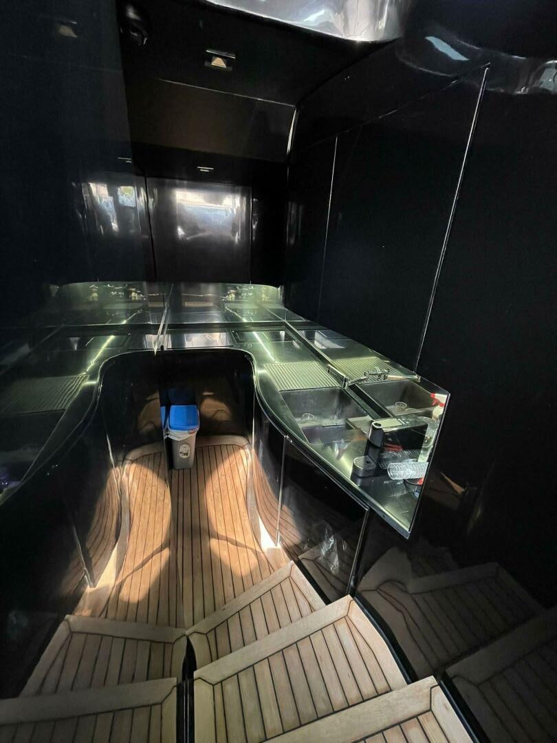 a machine on the counter aboard FOREVER 32 Yacht for Sale