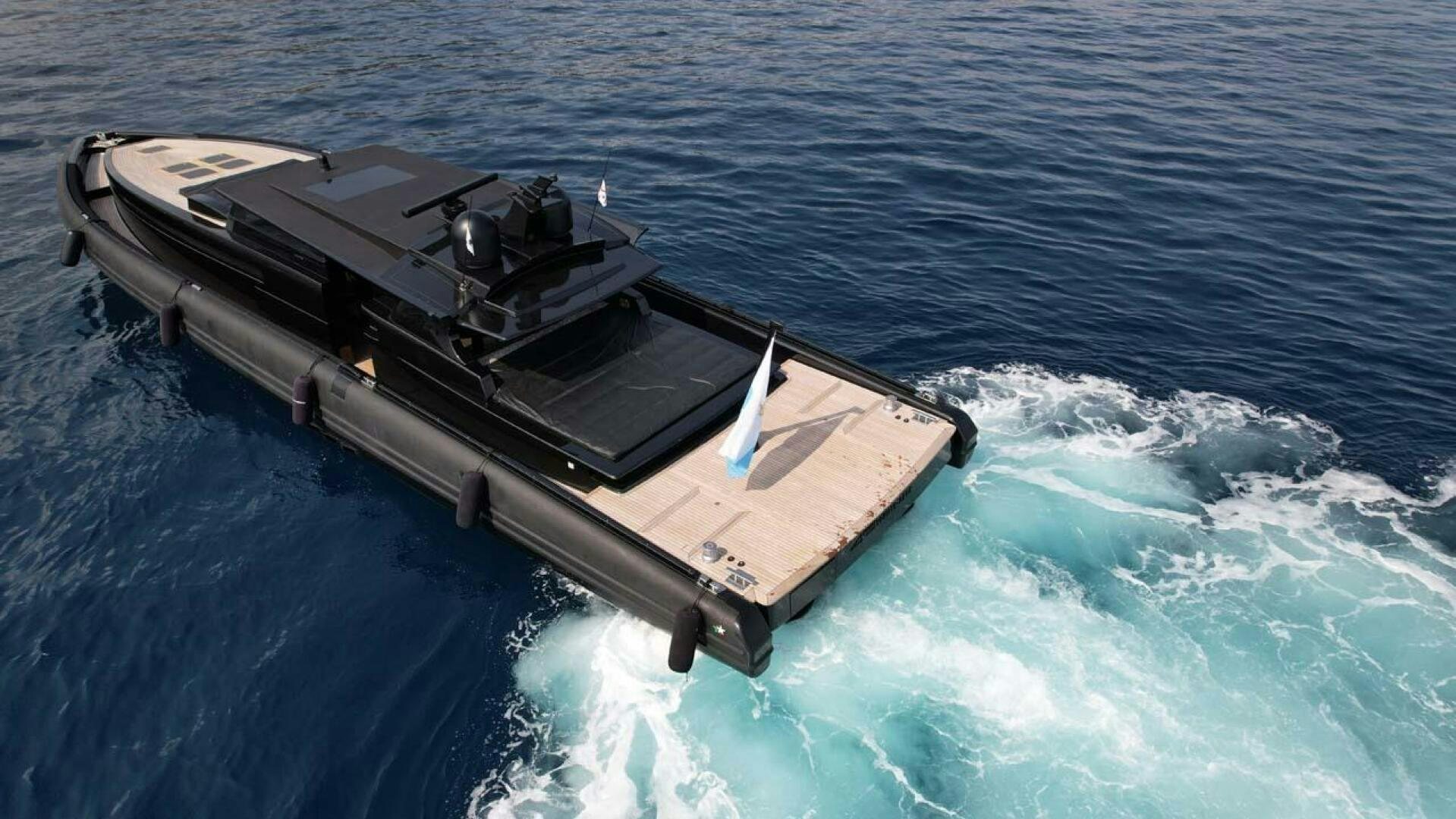 a submarine in the water aboard FOREVER 32 Yacht for Sale