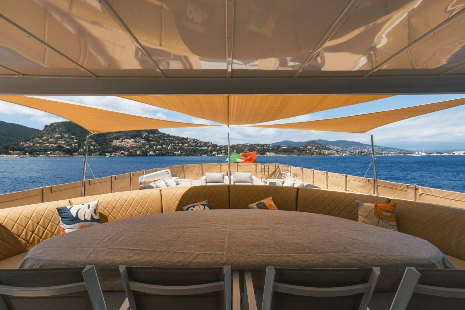 a boat on the water aboard EVA Yacht for Sale