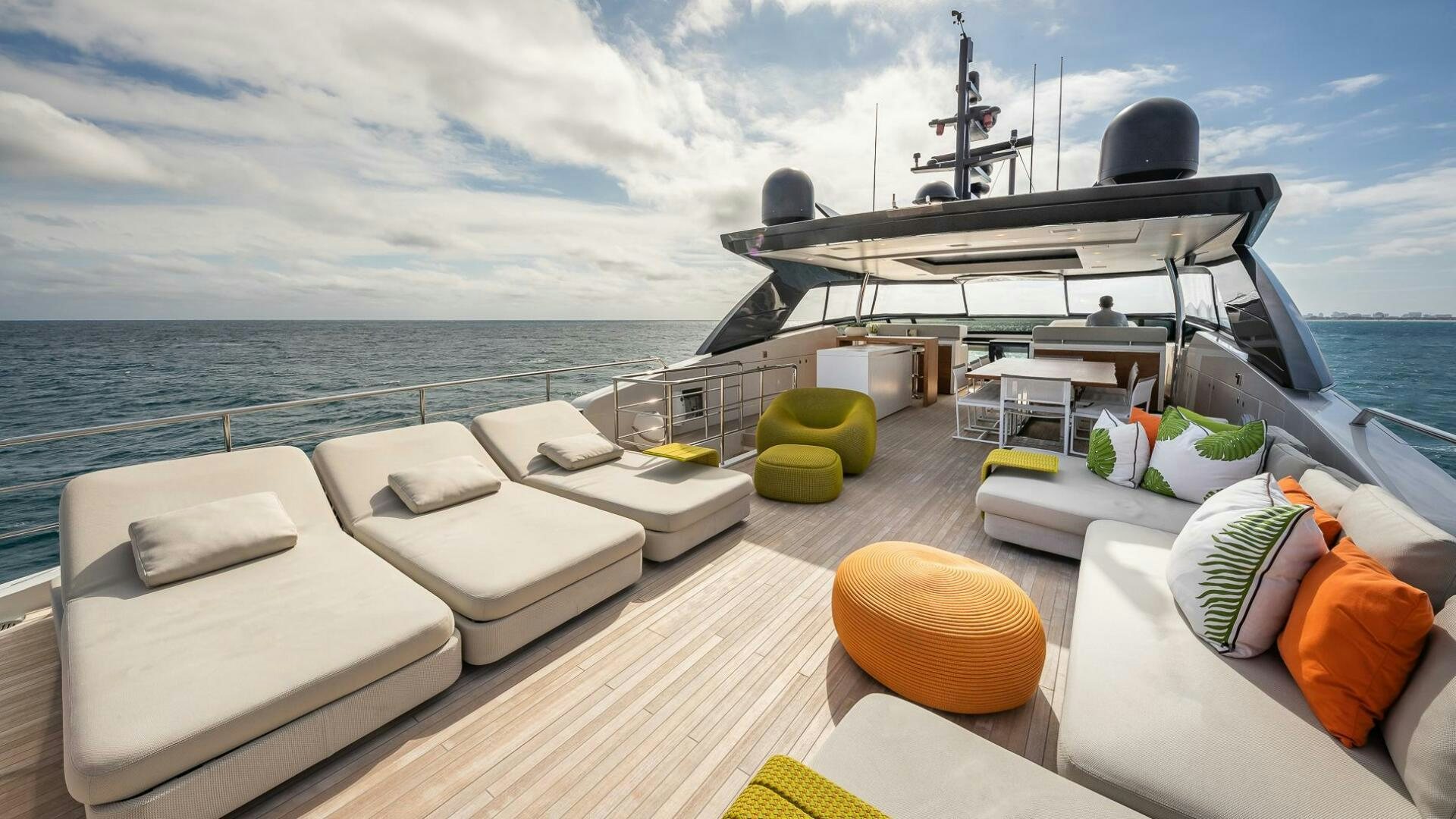 a boat on the water aboard WOMBAT Yacht for Sale