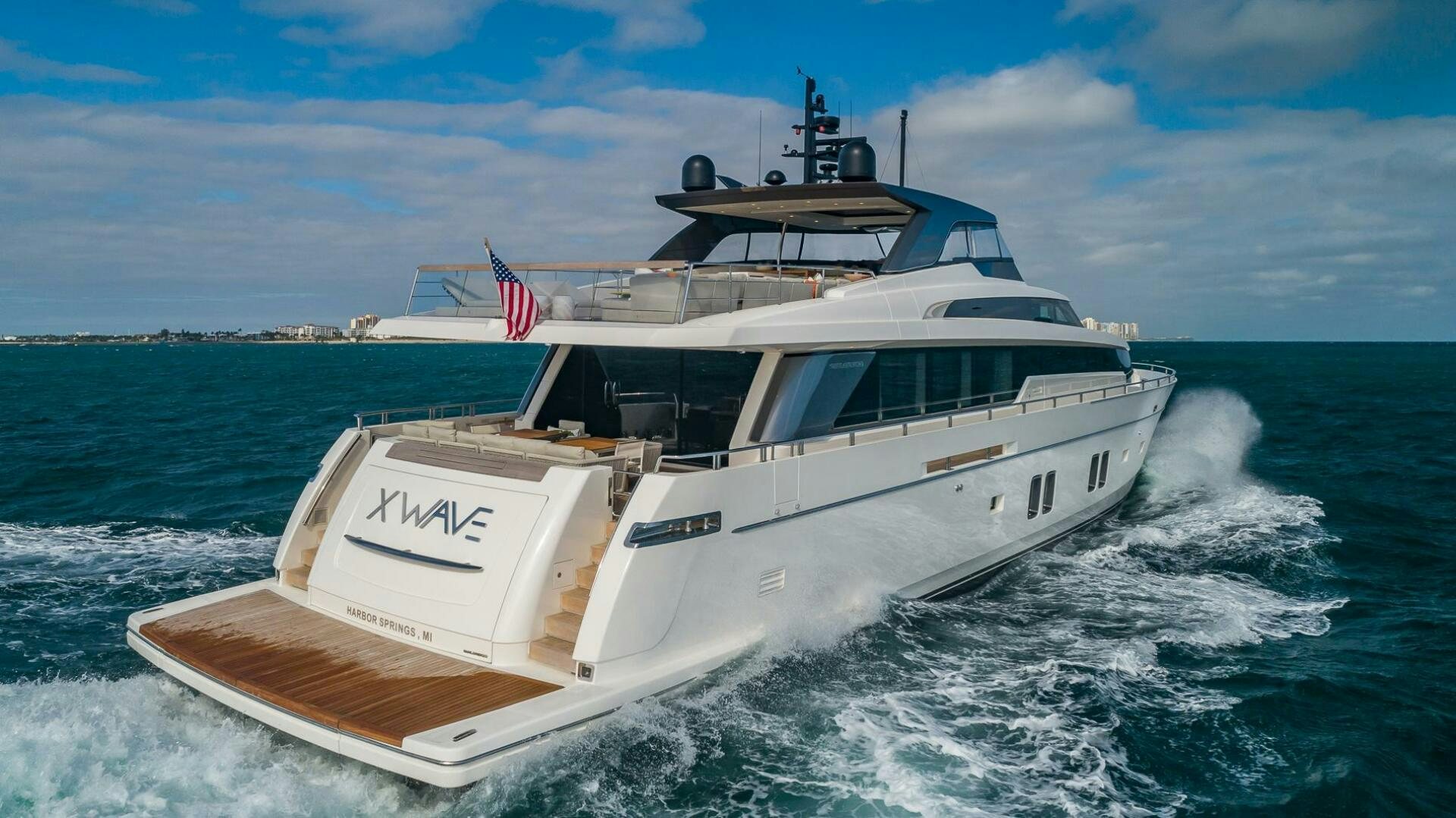 a boat on the water aboard WOMBAT Yacht for Sale