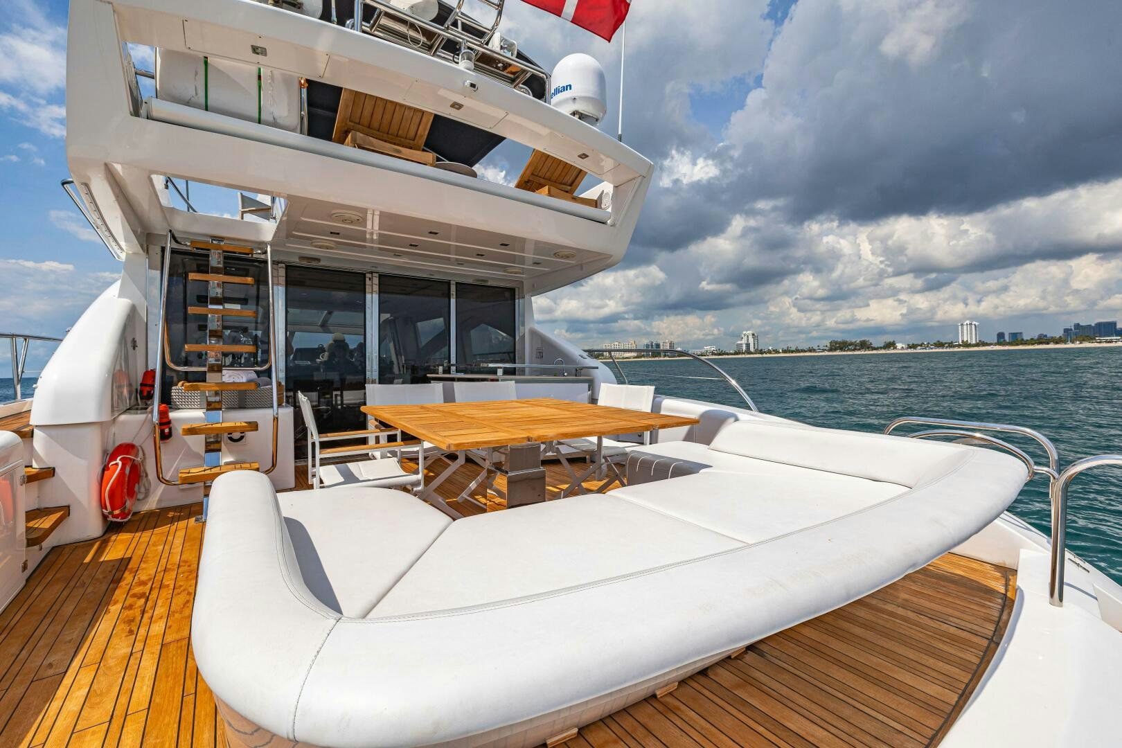 a boat on the water aboard VELOCE II Yacht for Sale