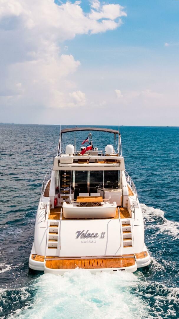a boat on the water aboard VELOCE II Yacht for Sale