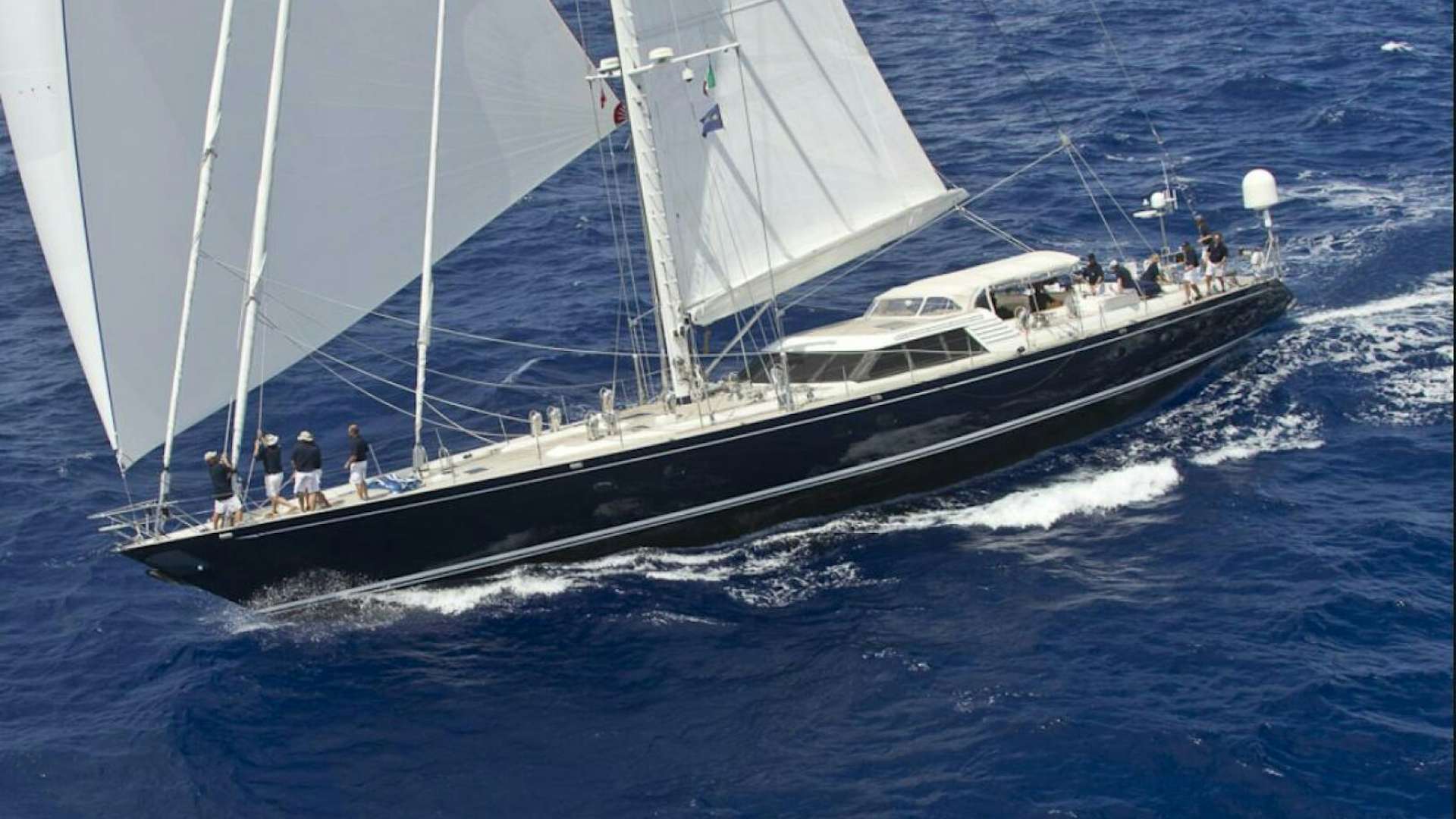a boat on the water aboard BILLY BUDD Yacht for Sale