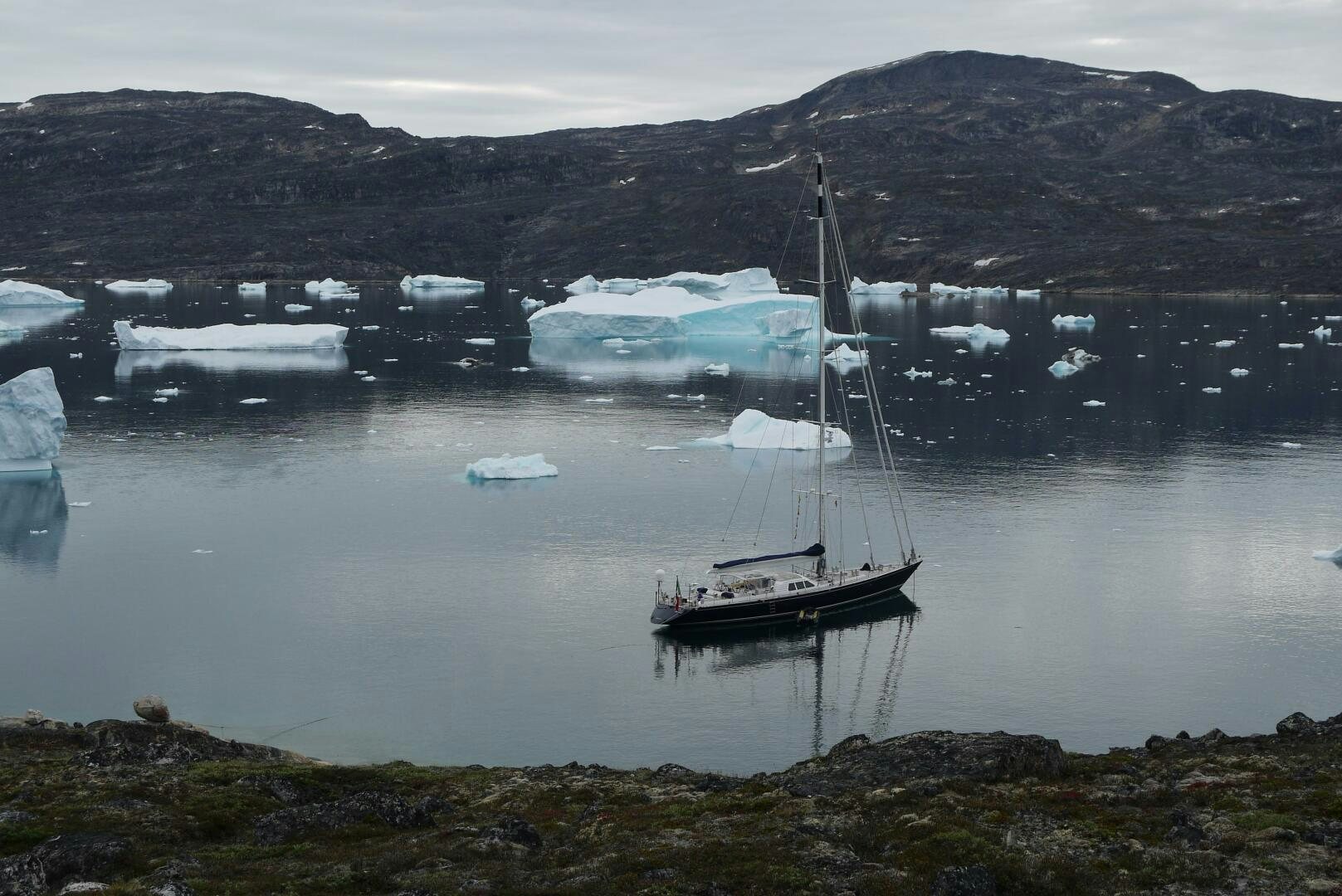 a sailboat in the water aboard BILLY BUDD Yacht for Sale