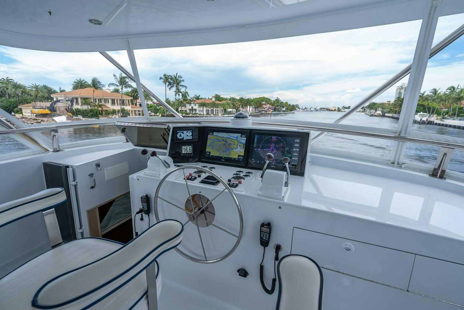 a cockpit of a plane aboard MY WAY Yacht for Sale