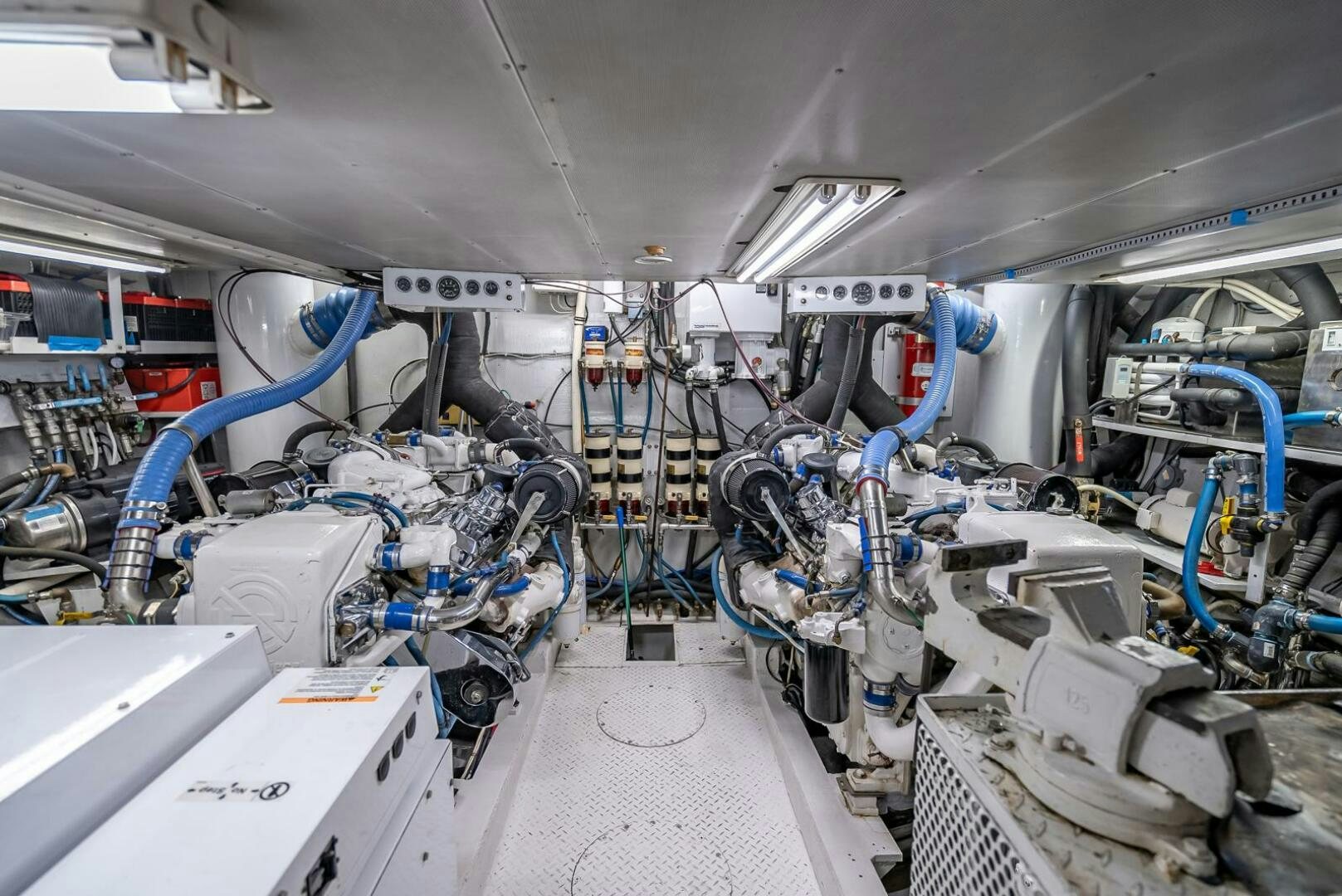 a room with machinery aboard MY WAY Yacht for Sale