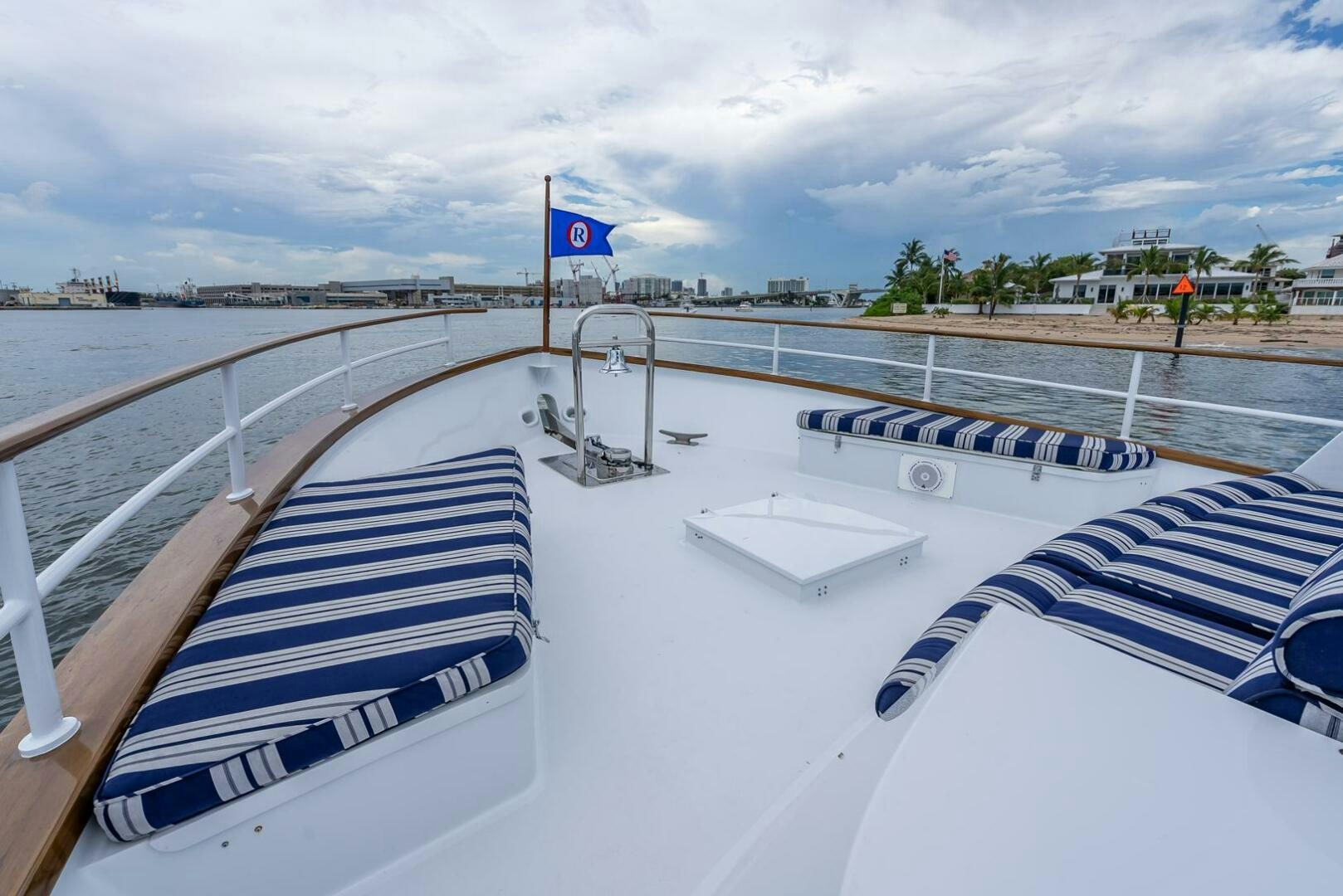 a couple of solar panels aboard MY WAY Yacht for Sale