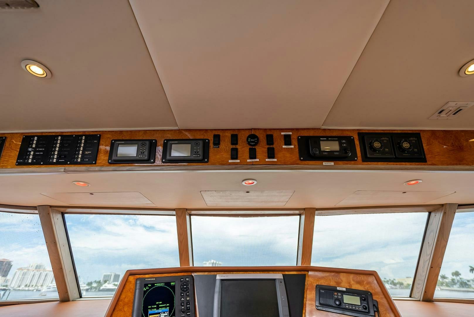 inside of a vehicle aboard MY WAY Yacht for Sale