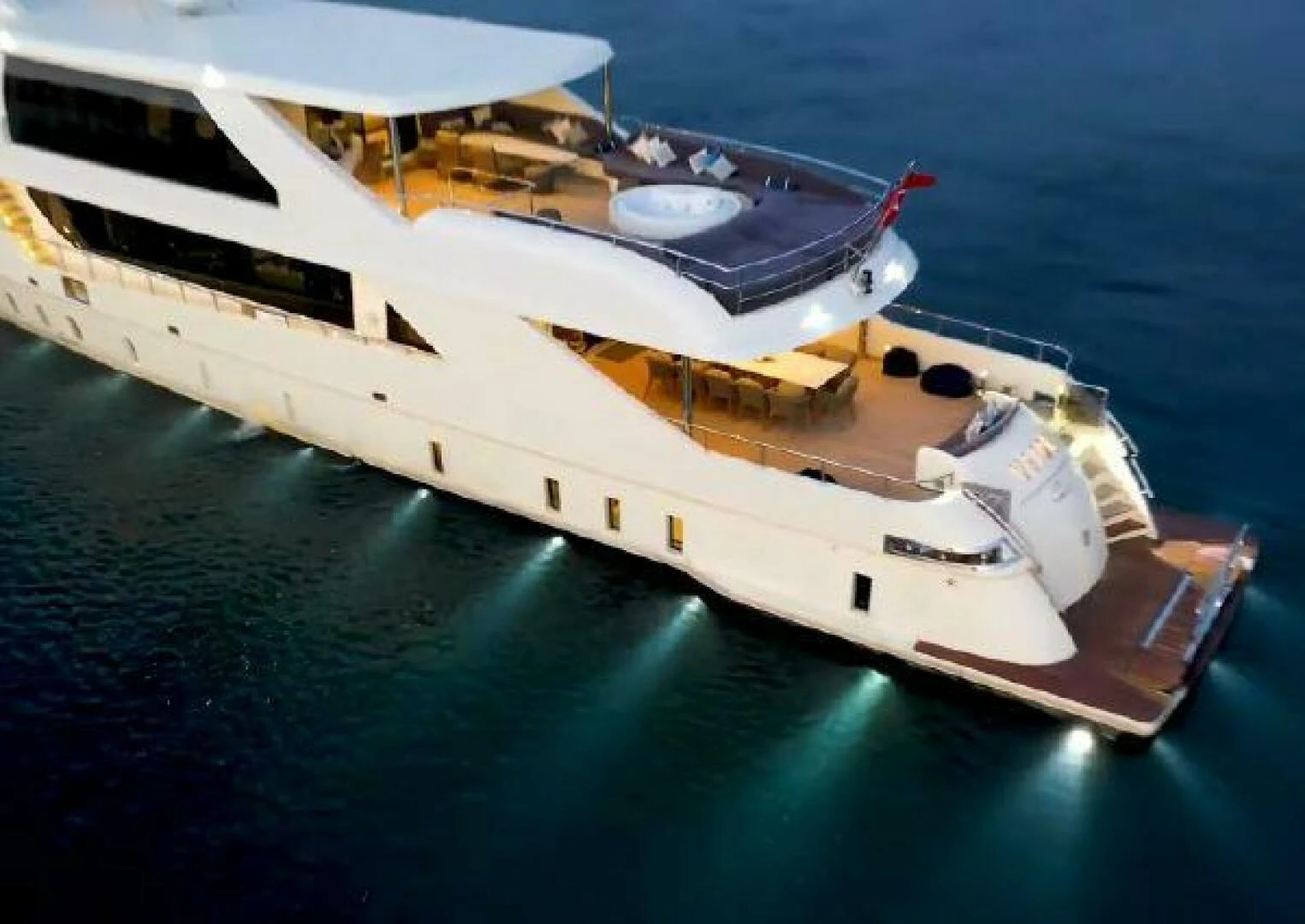 a boat on the water aboard VETRO Yacht for Sale