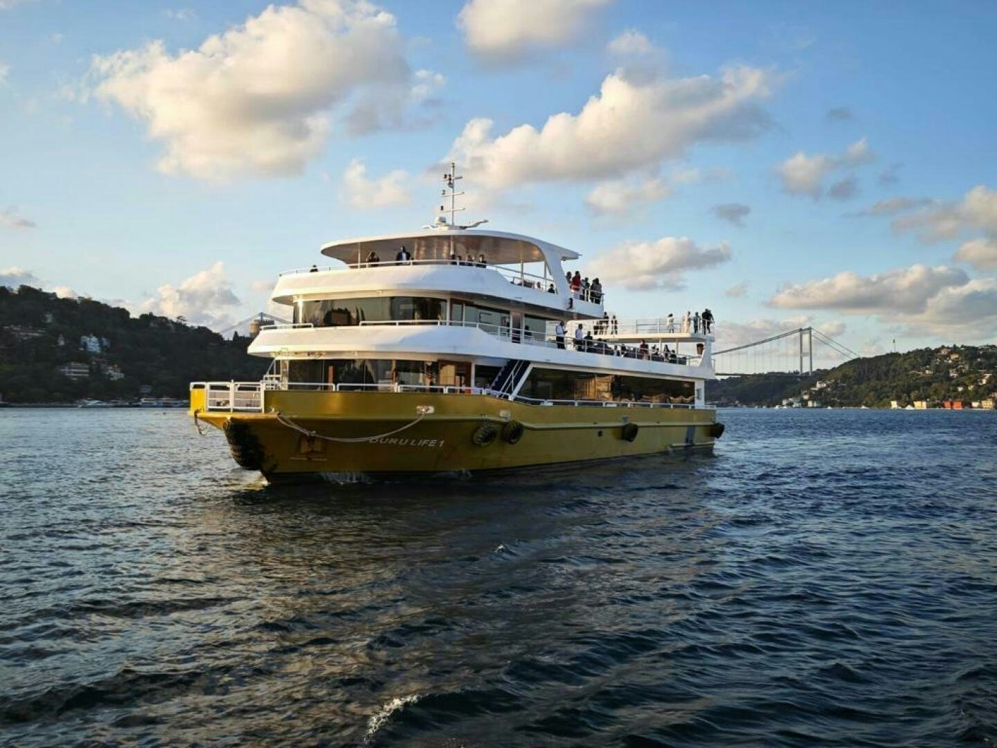 a boat in the water aboard DURU LIFE 1 Yacht for Sale