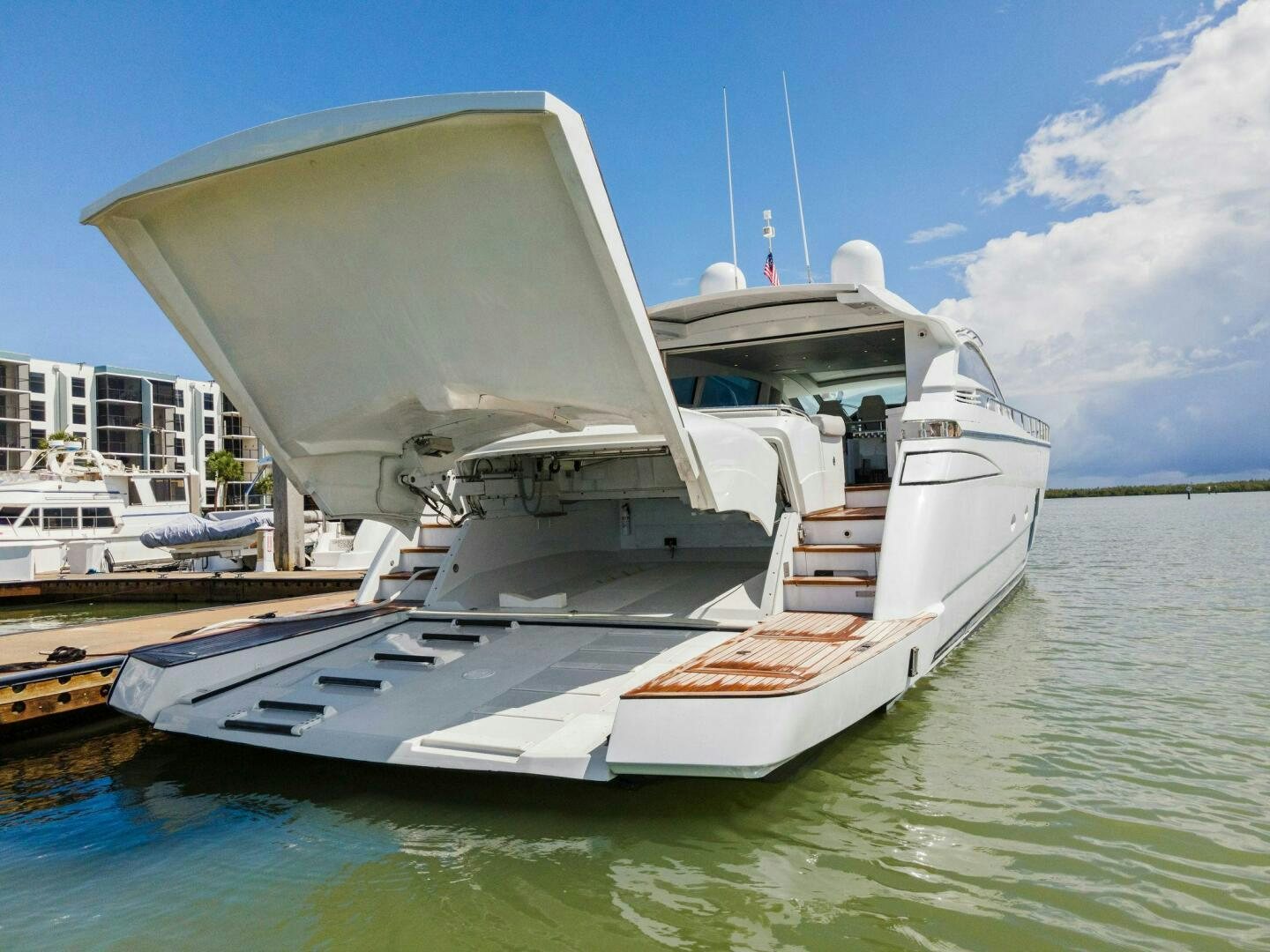 a boat on the water aboard HAWK Yacht for Sale